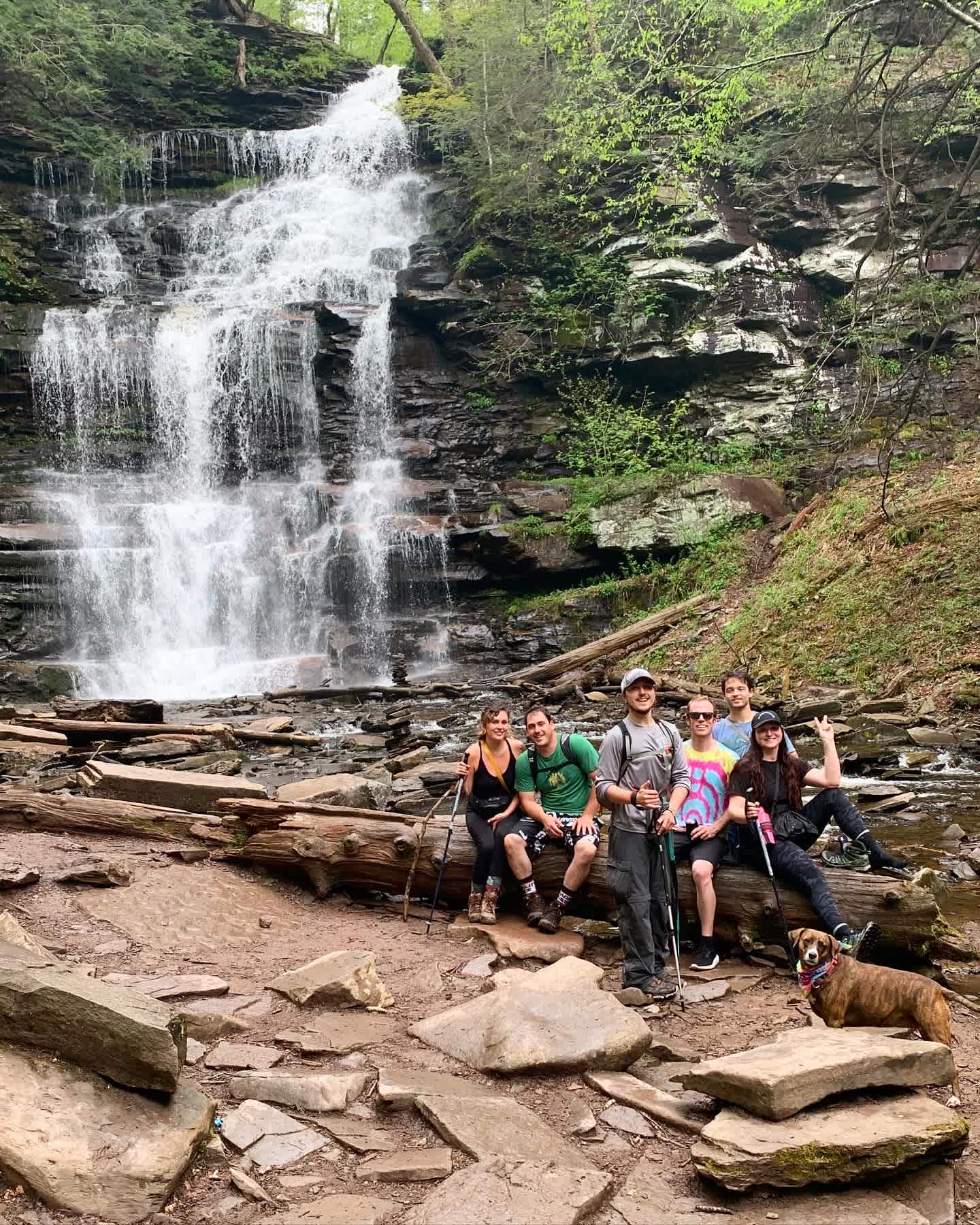 The highest waterfall at Ricketts Glenn