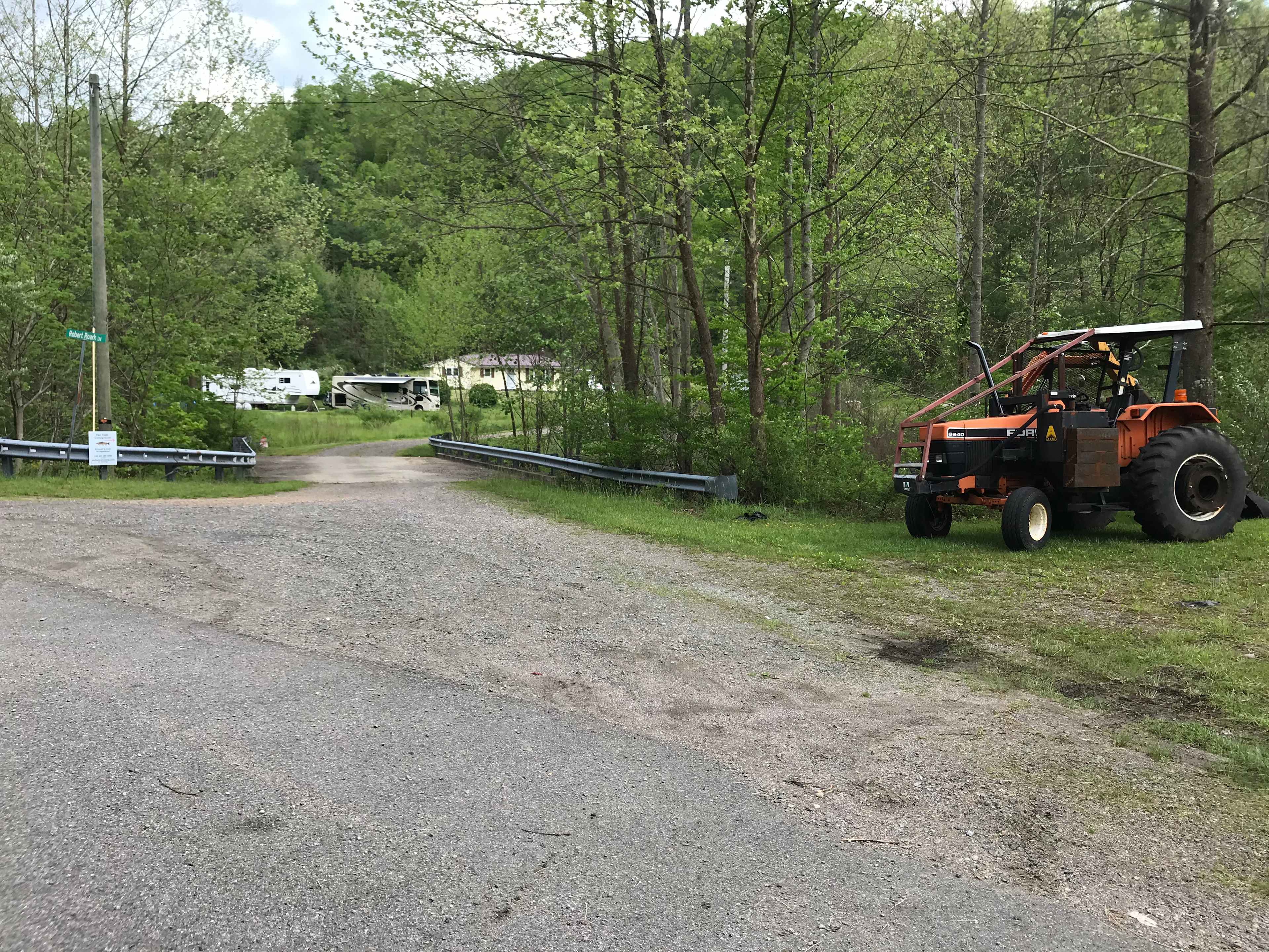This is the bridge which is the entrance to the campground which lyes directly off of Highway 91 Adjacent to Last chance fireworks store