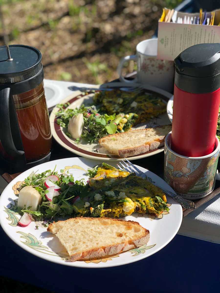 Our new favorite extra is the farm fresh breakfast.