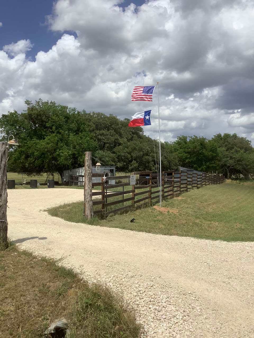 Front gate.