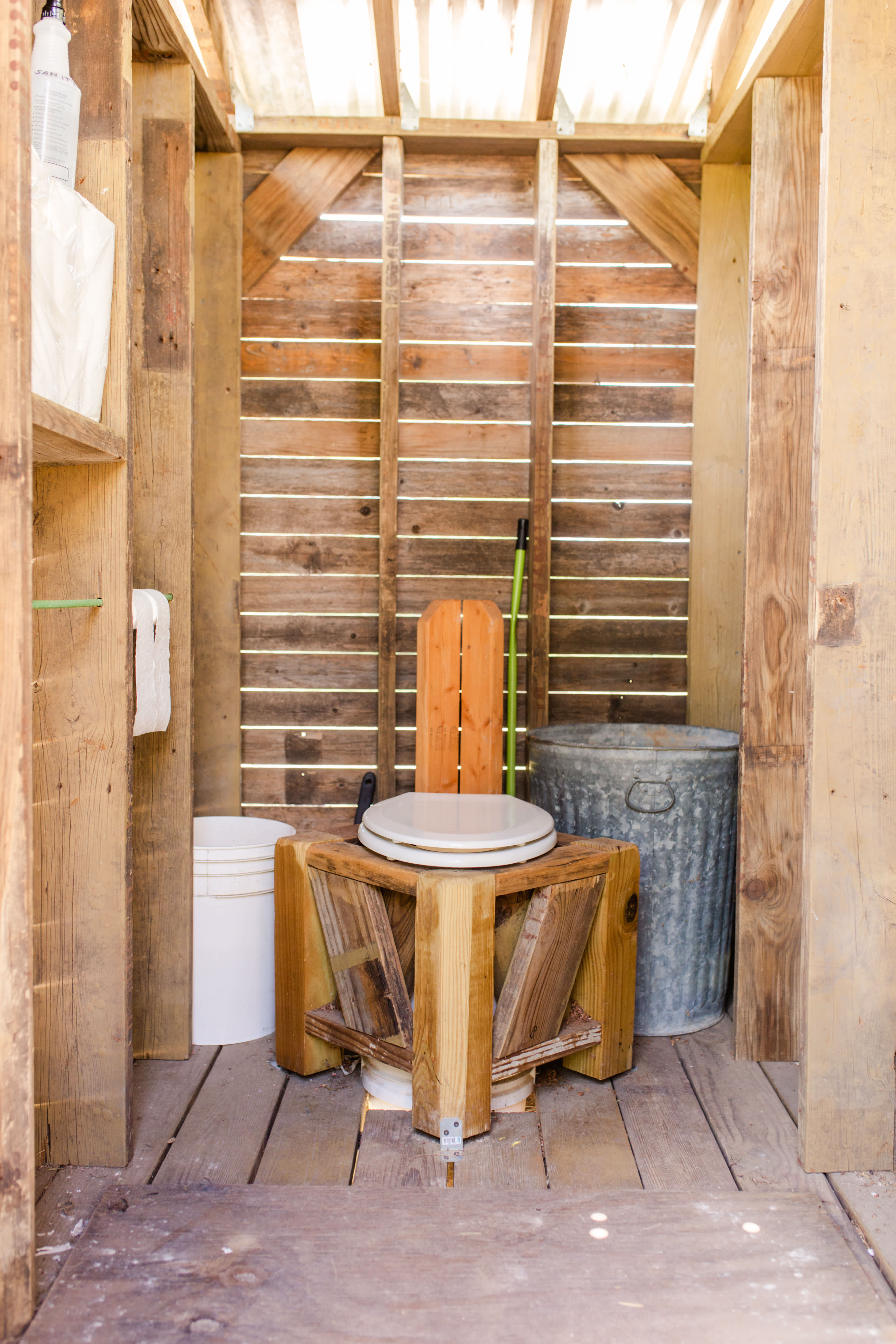 Composting toilet. :)