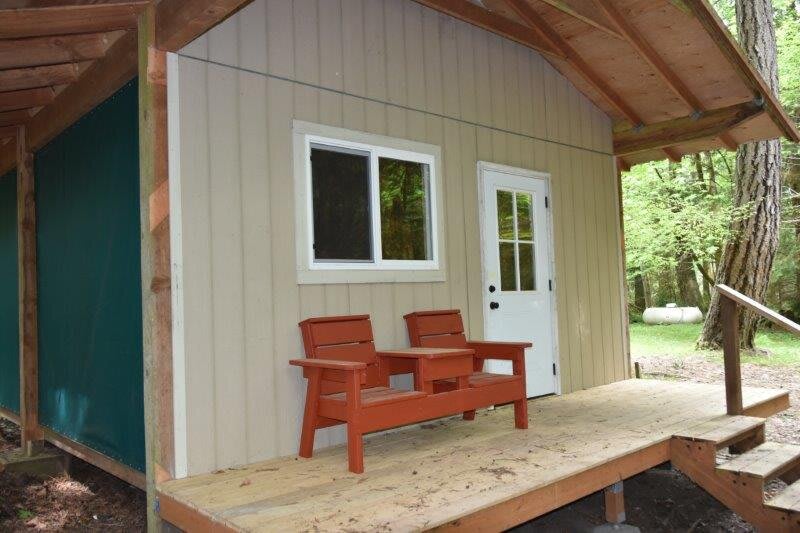 Tent-cabin porch
