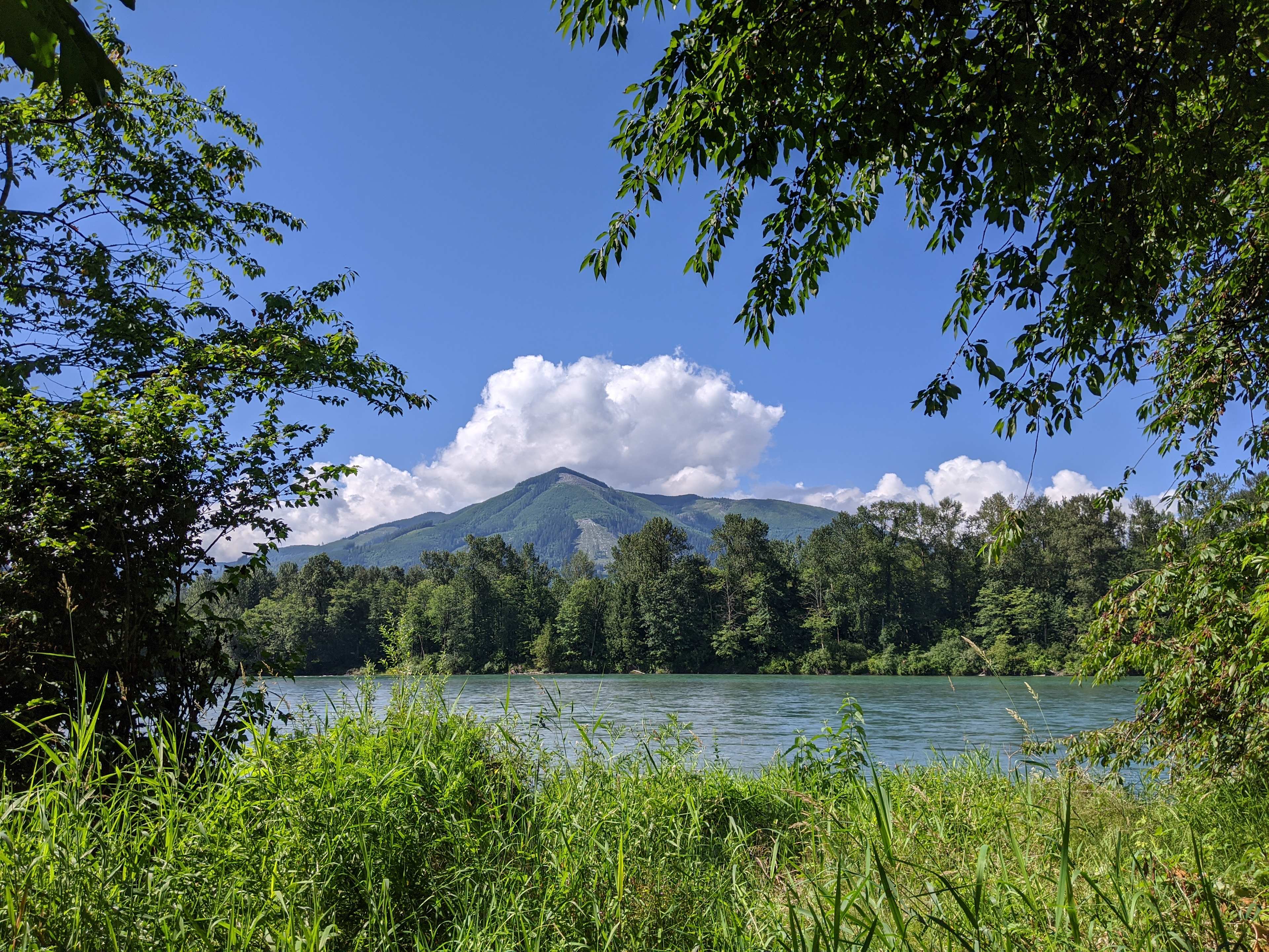 Skagit river camping and sauna