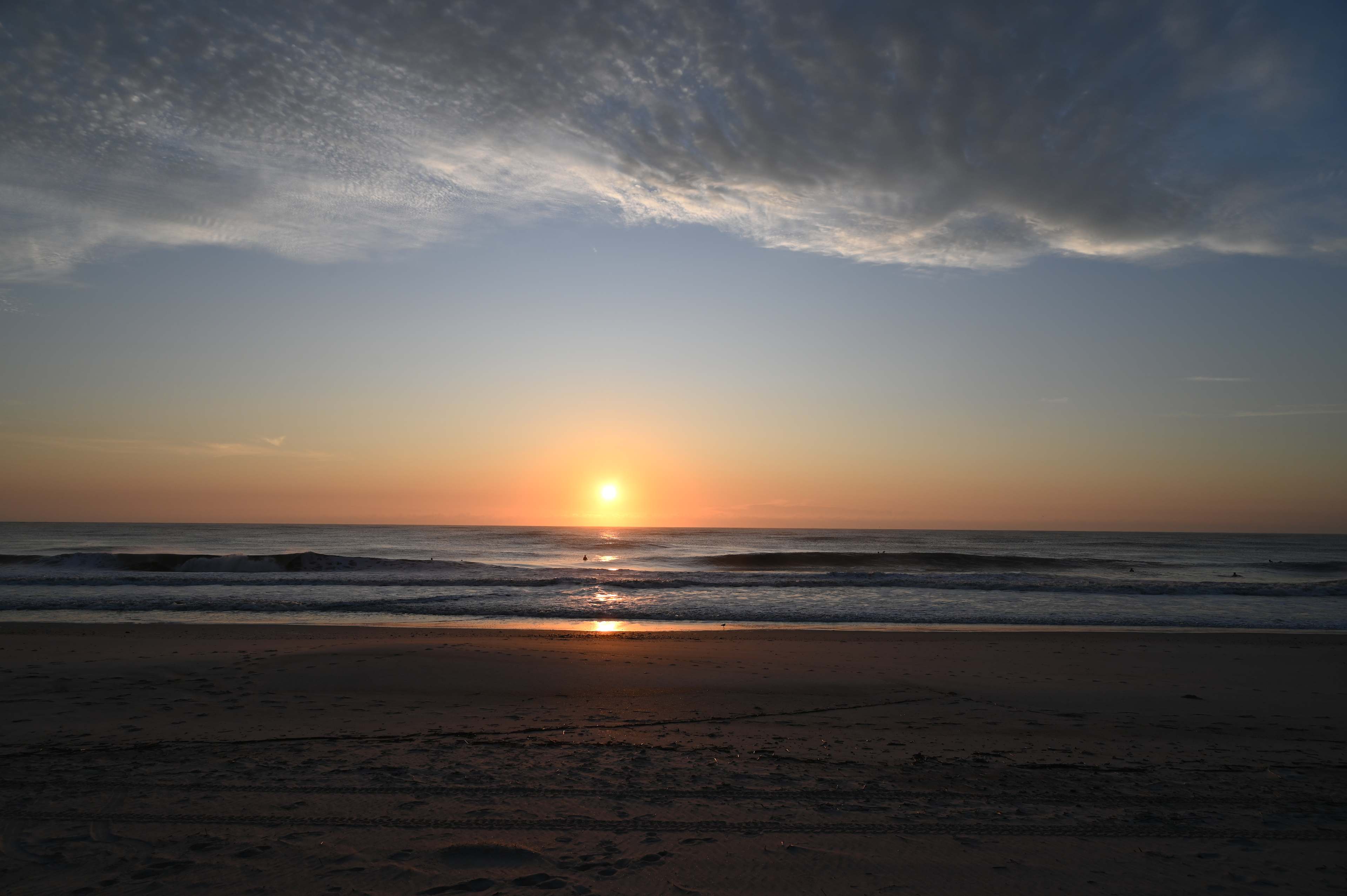 Morning at the beach.