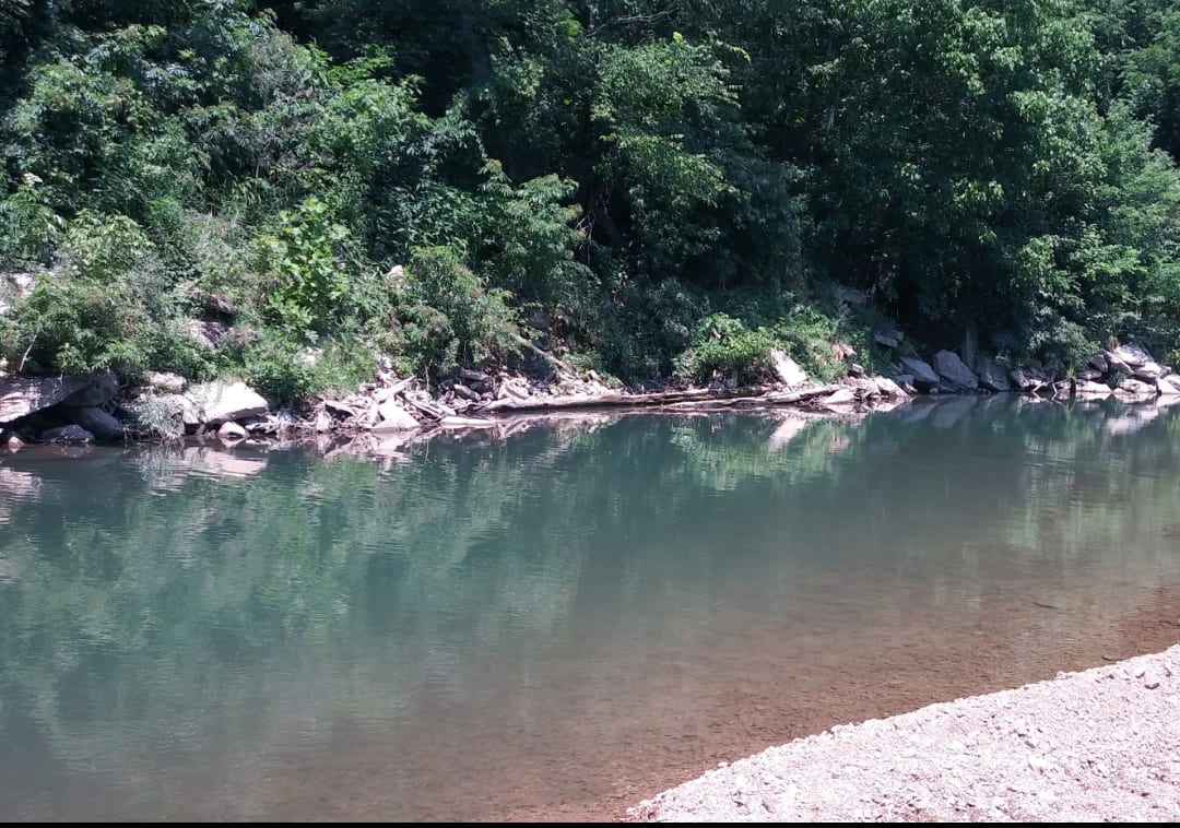 One of our beautiful swimming holes in the middle of the campground