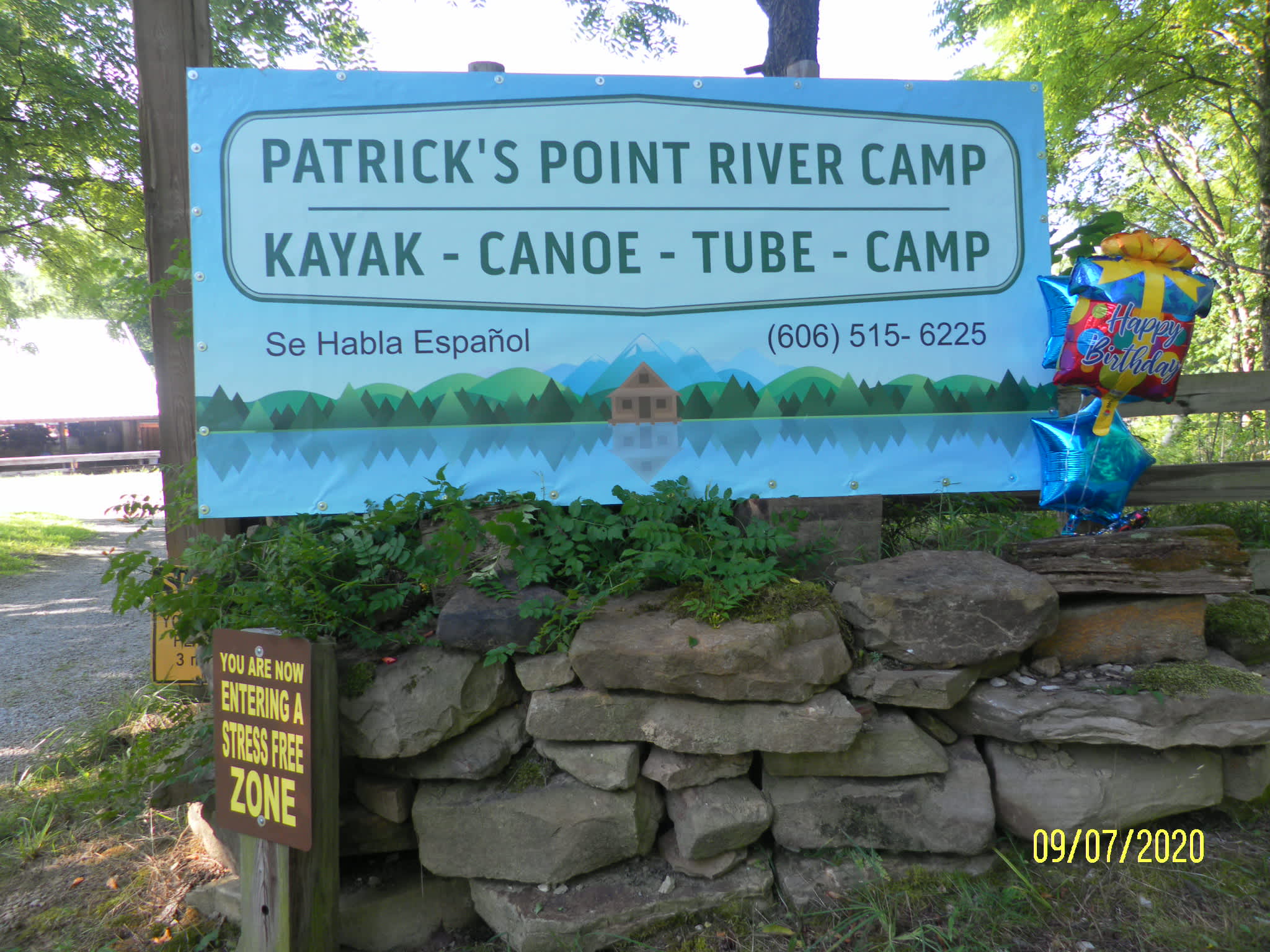 Welcome sign