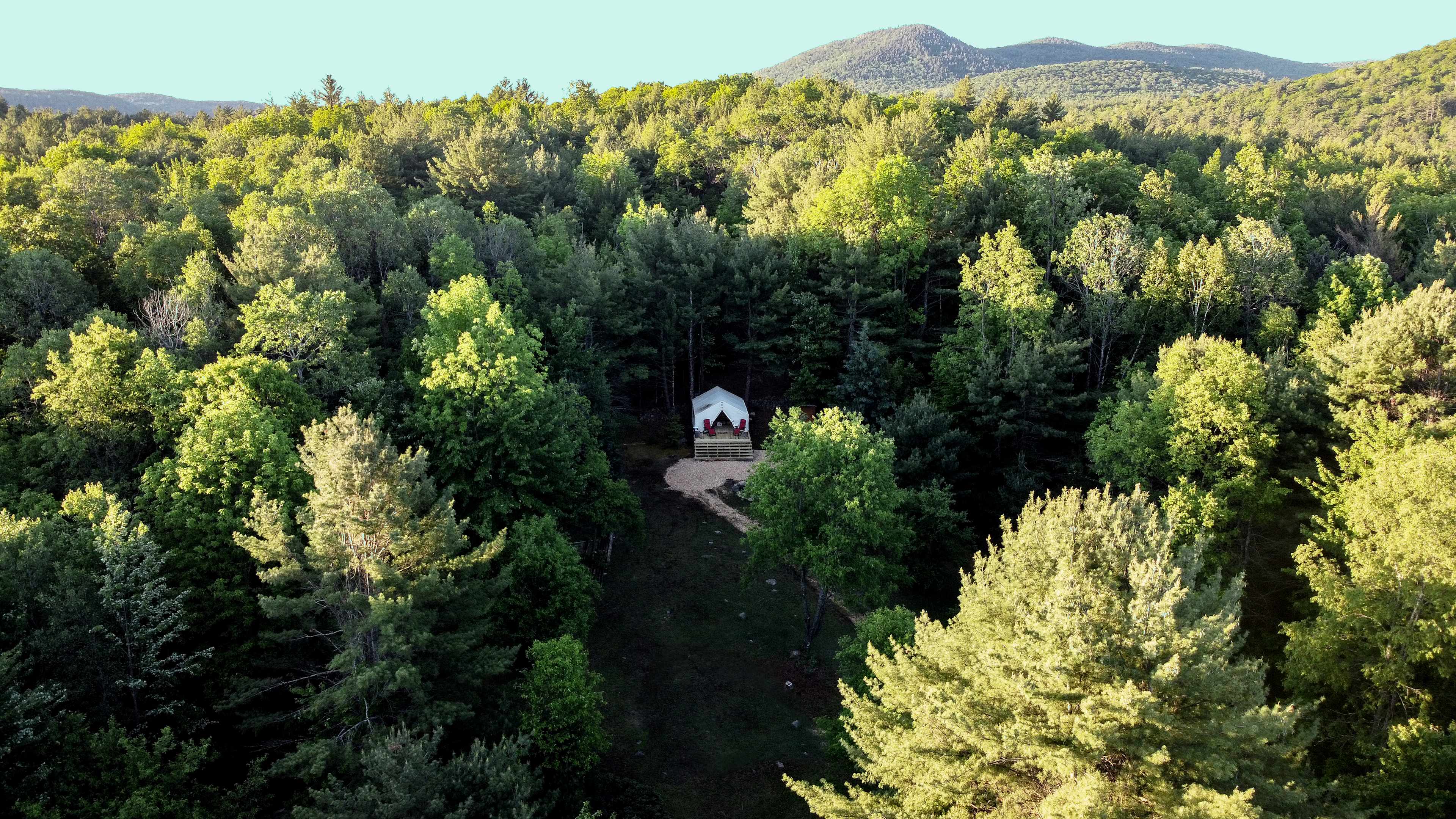 Aerial View of Camp 