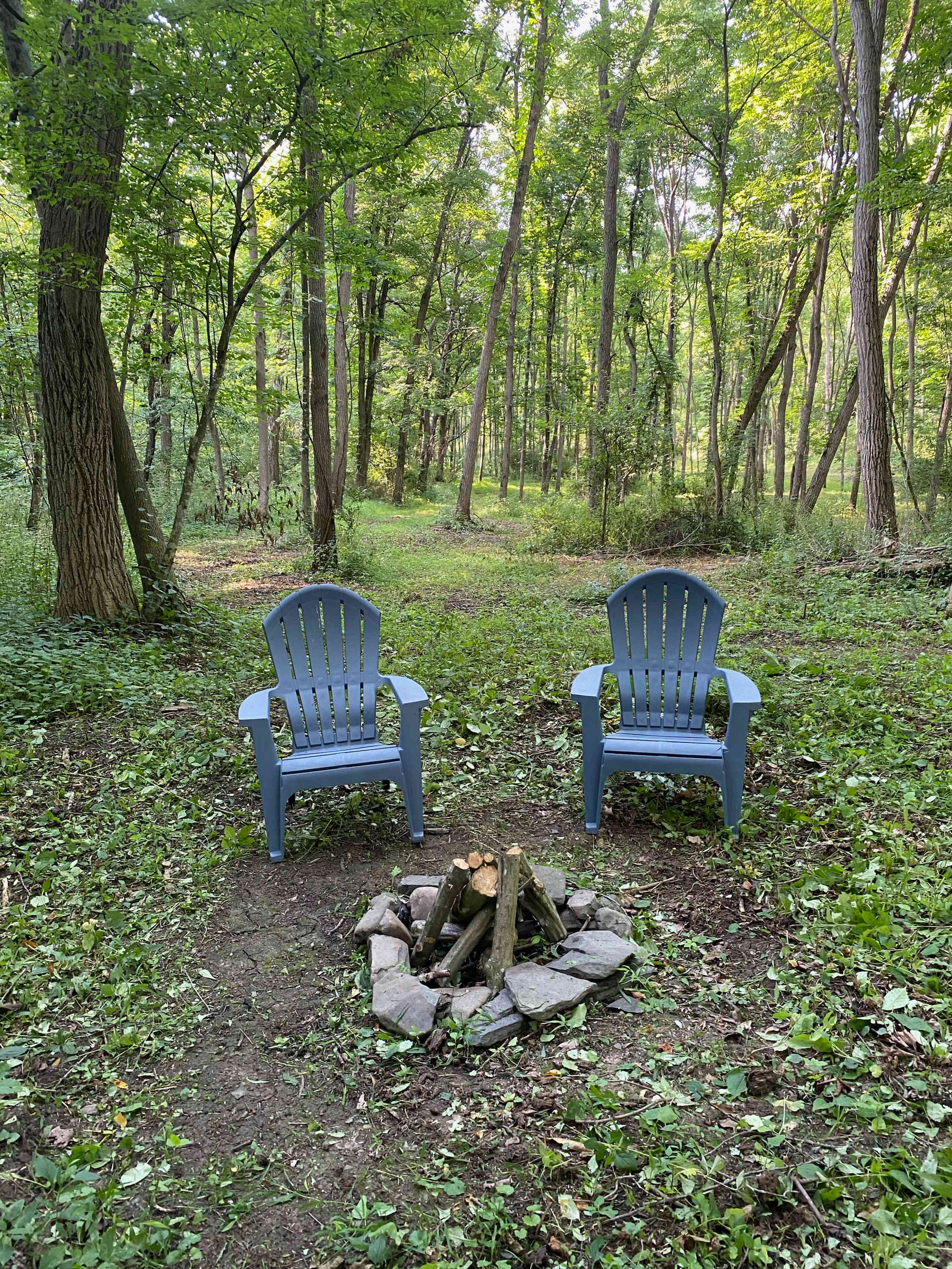 Campsite near the creek, very peaceful, can hear and see the waterfall.