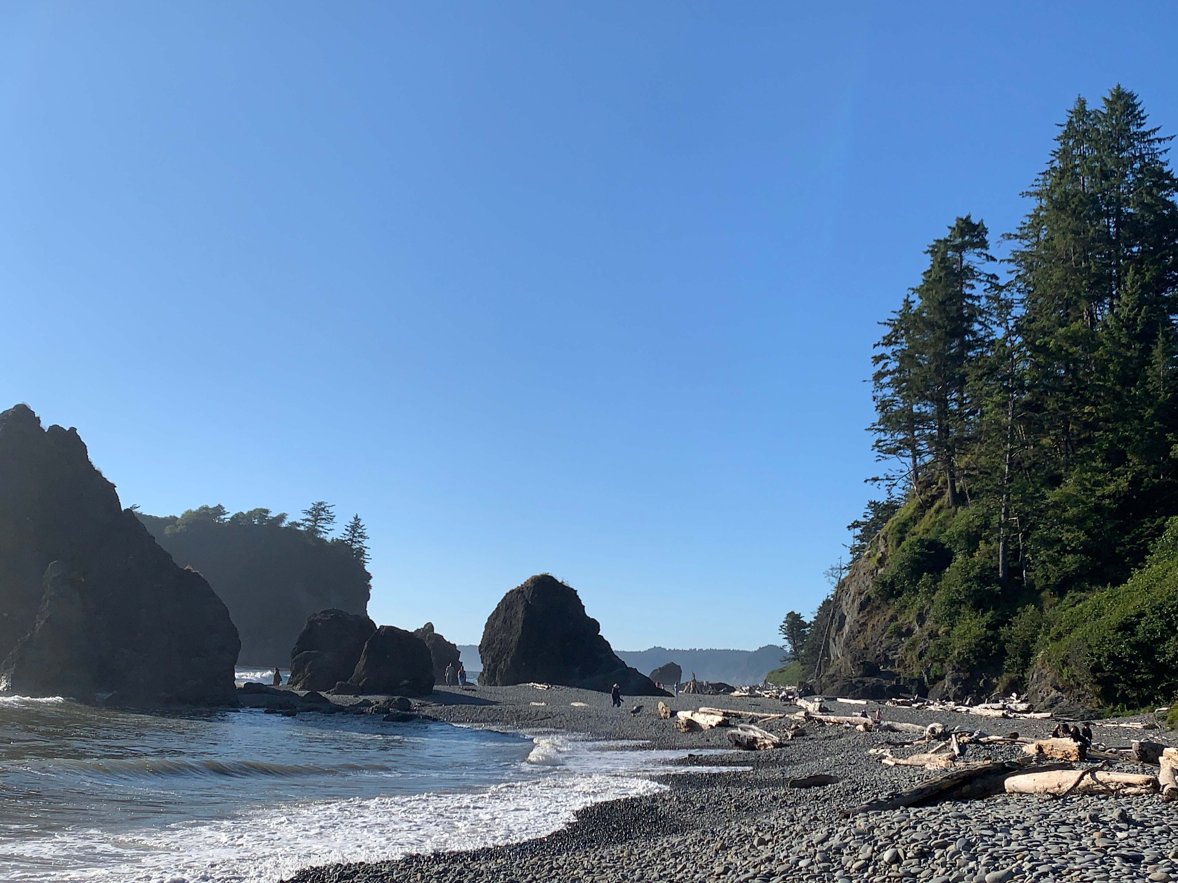 Ruby Beach 5 miles away.