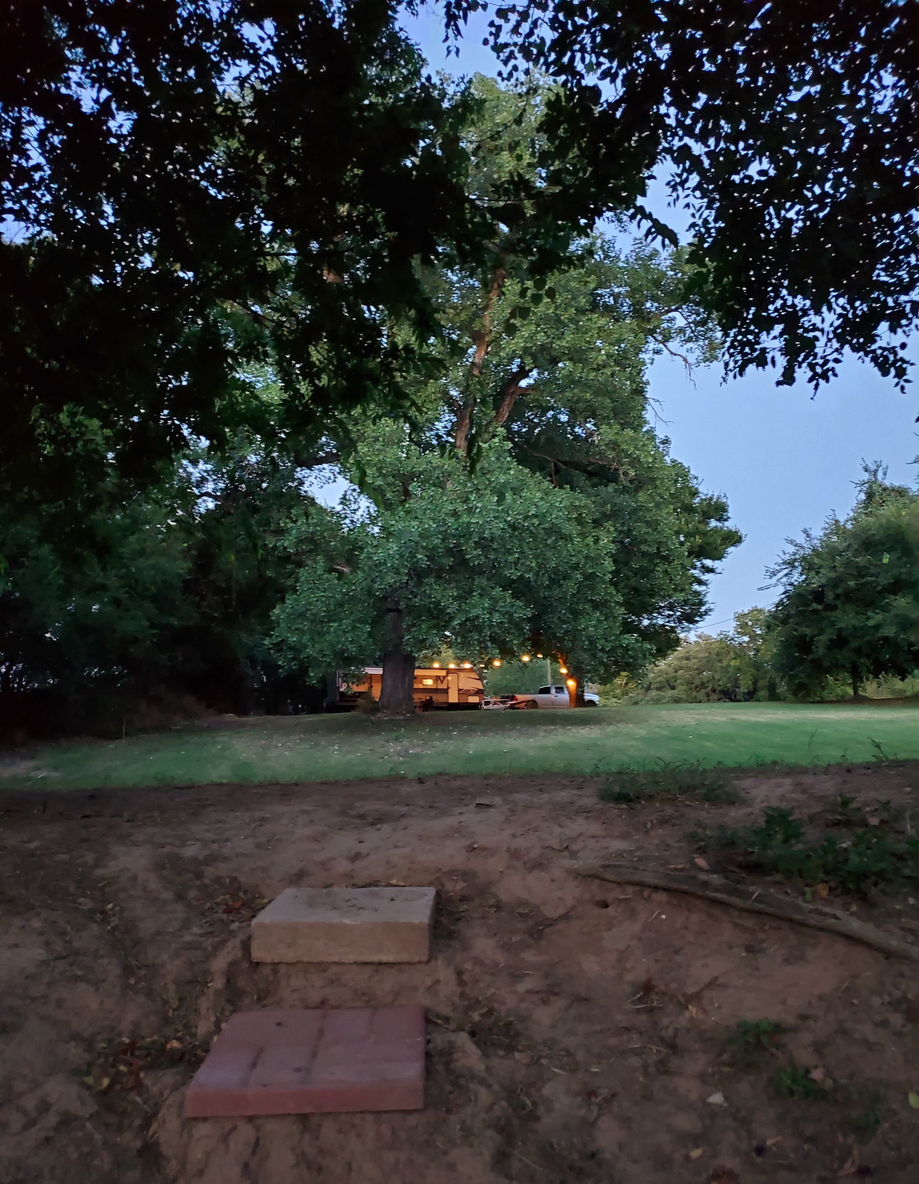 View from steps to site #1