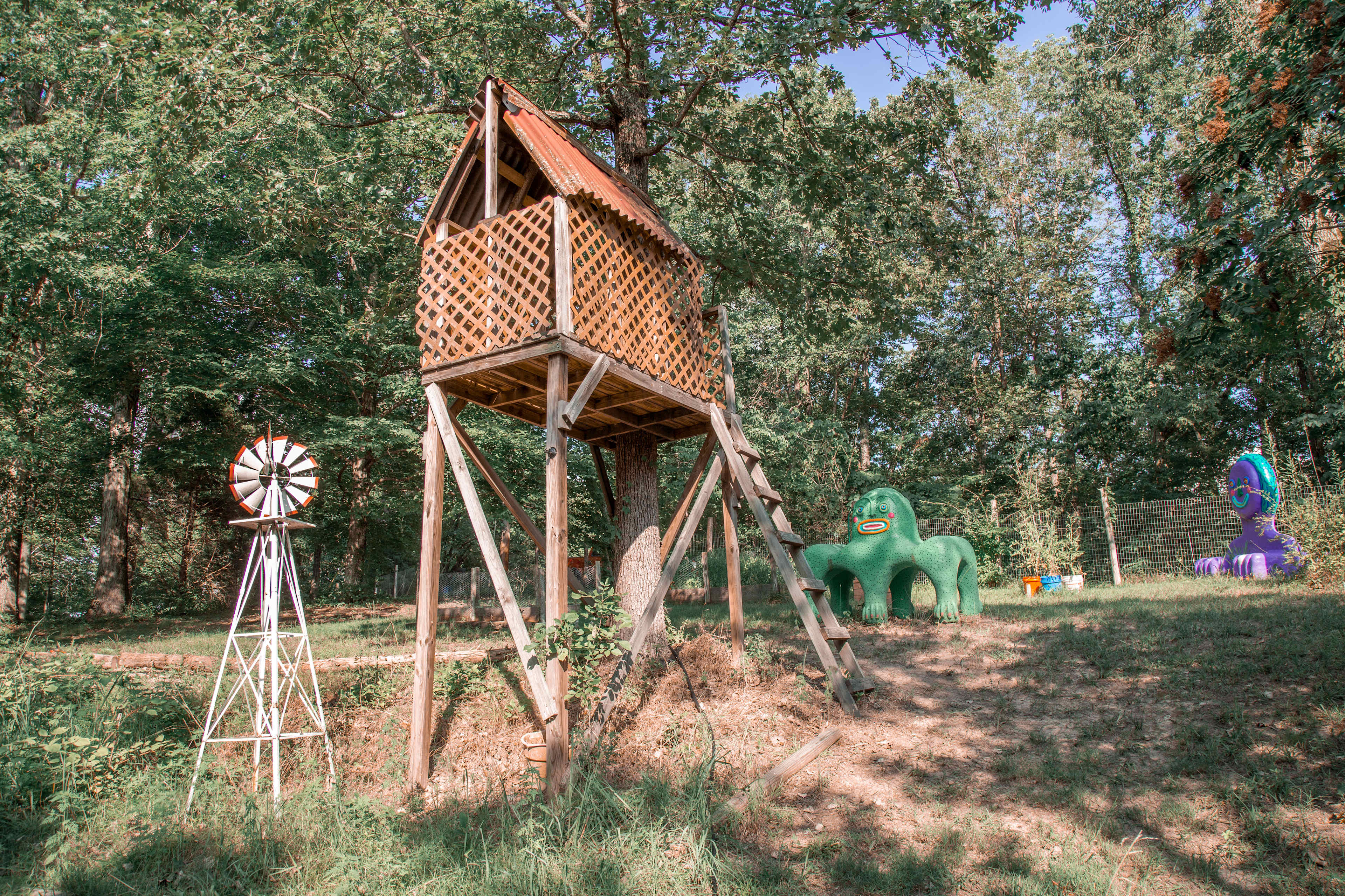 This old treehouse is next on the list for a make-over 