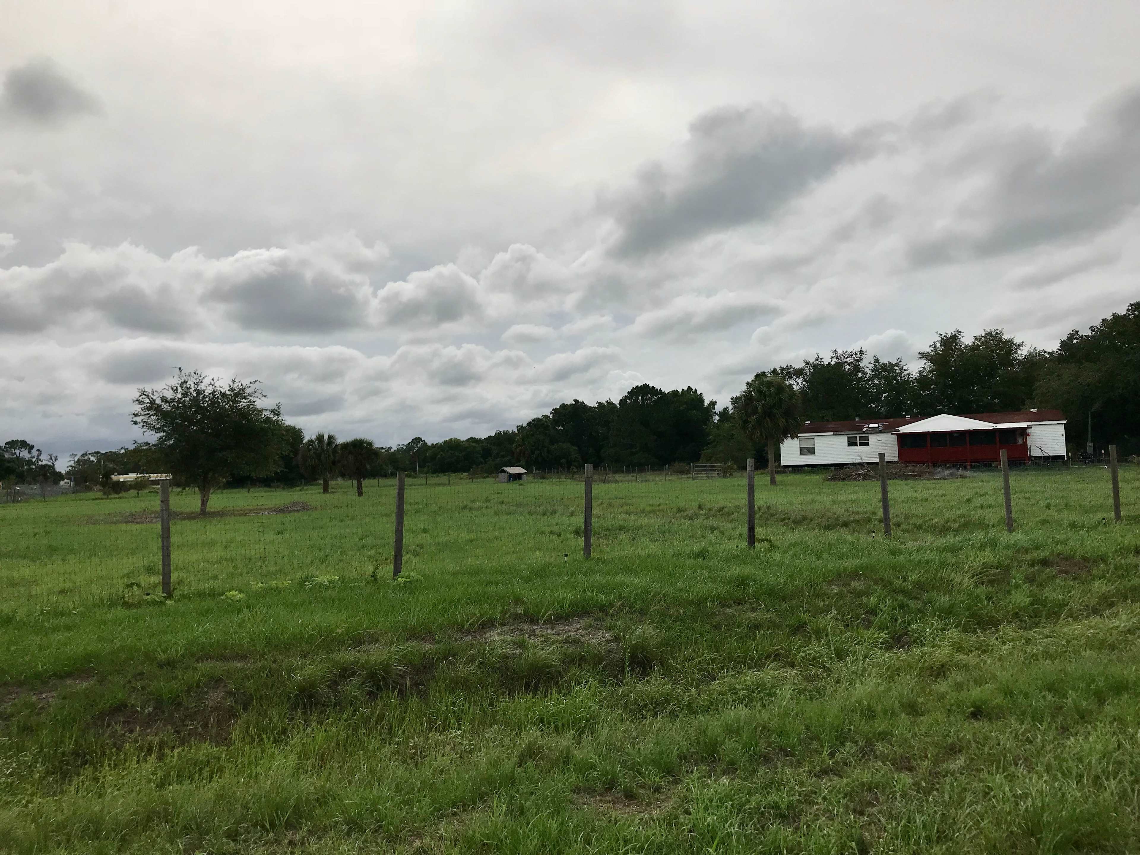 Approaching the ranch from N. Brida Street