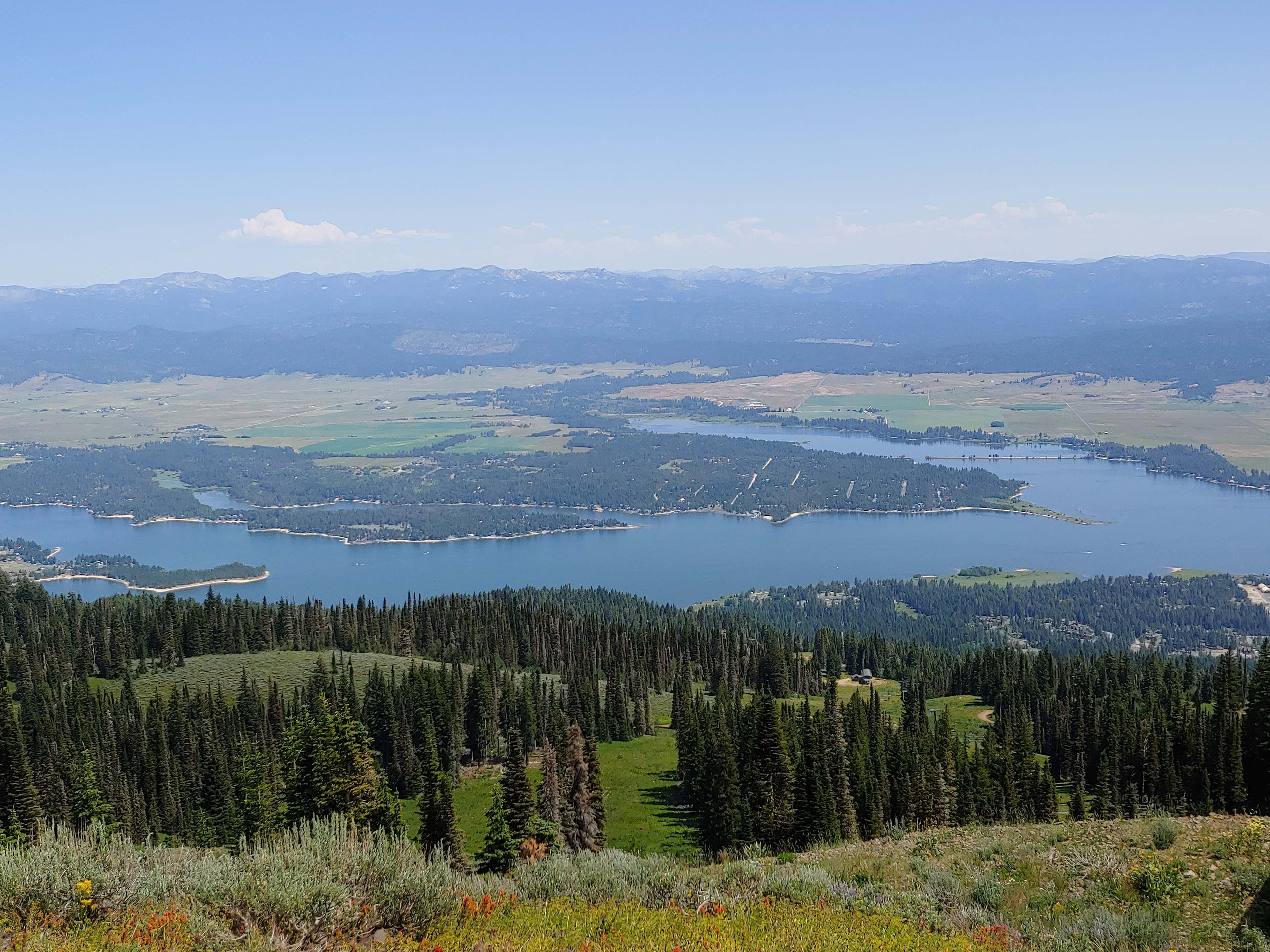 Lake Cascade from the trails above the campground. It's a short drive to get here, but you may need an AWD/4WD to reach the trailheads - or just rent an off-road vehicle from Mountain Meadows. You can also rent boats and other water craft to use on the lake.
