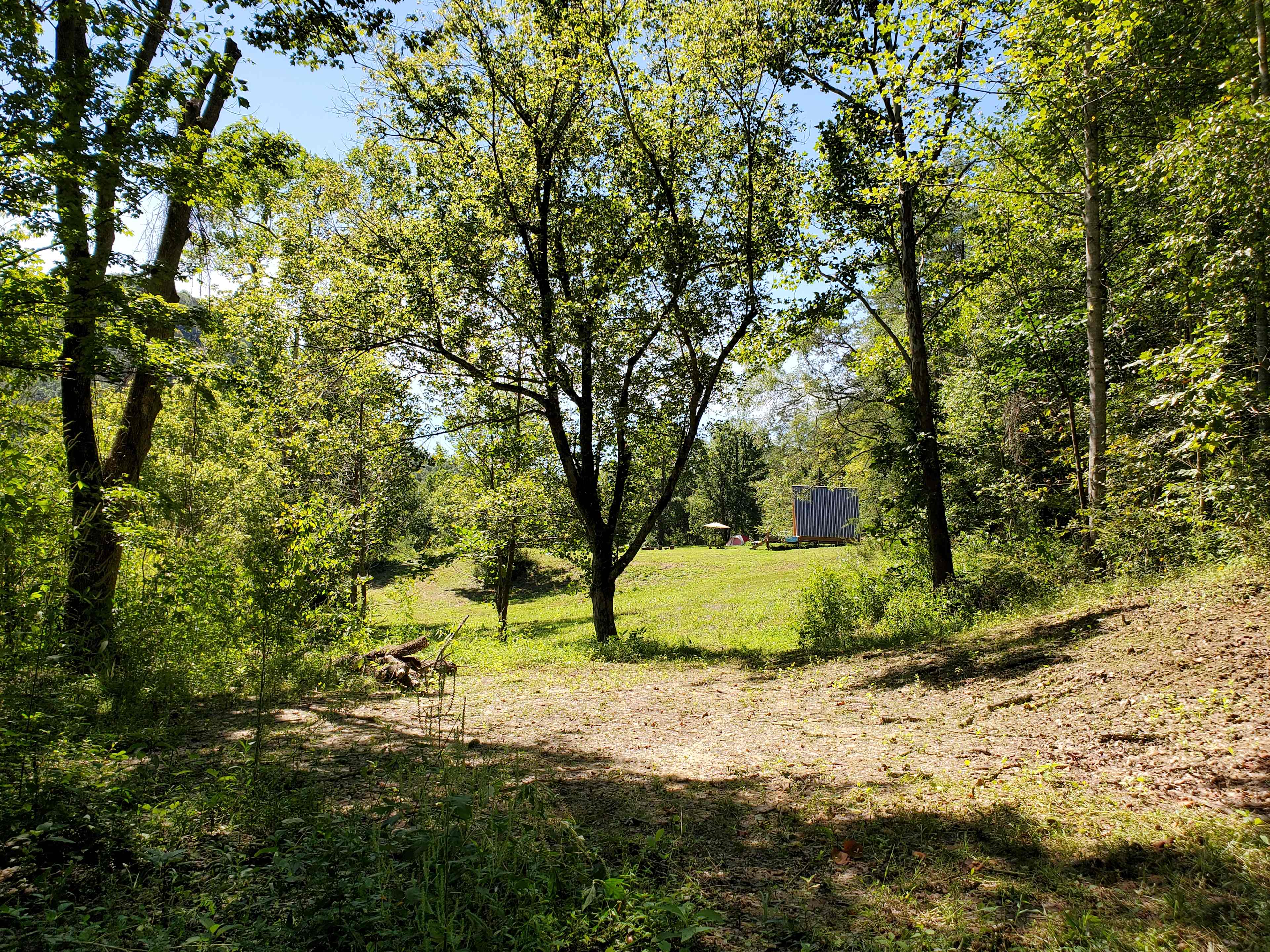 View from Campsite #2 - North site