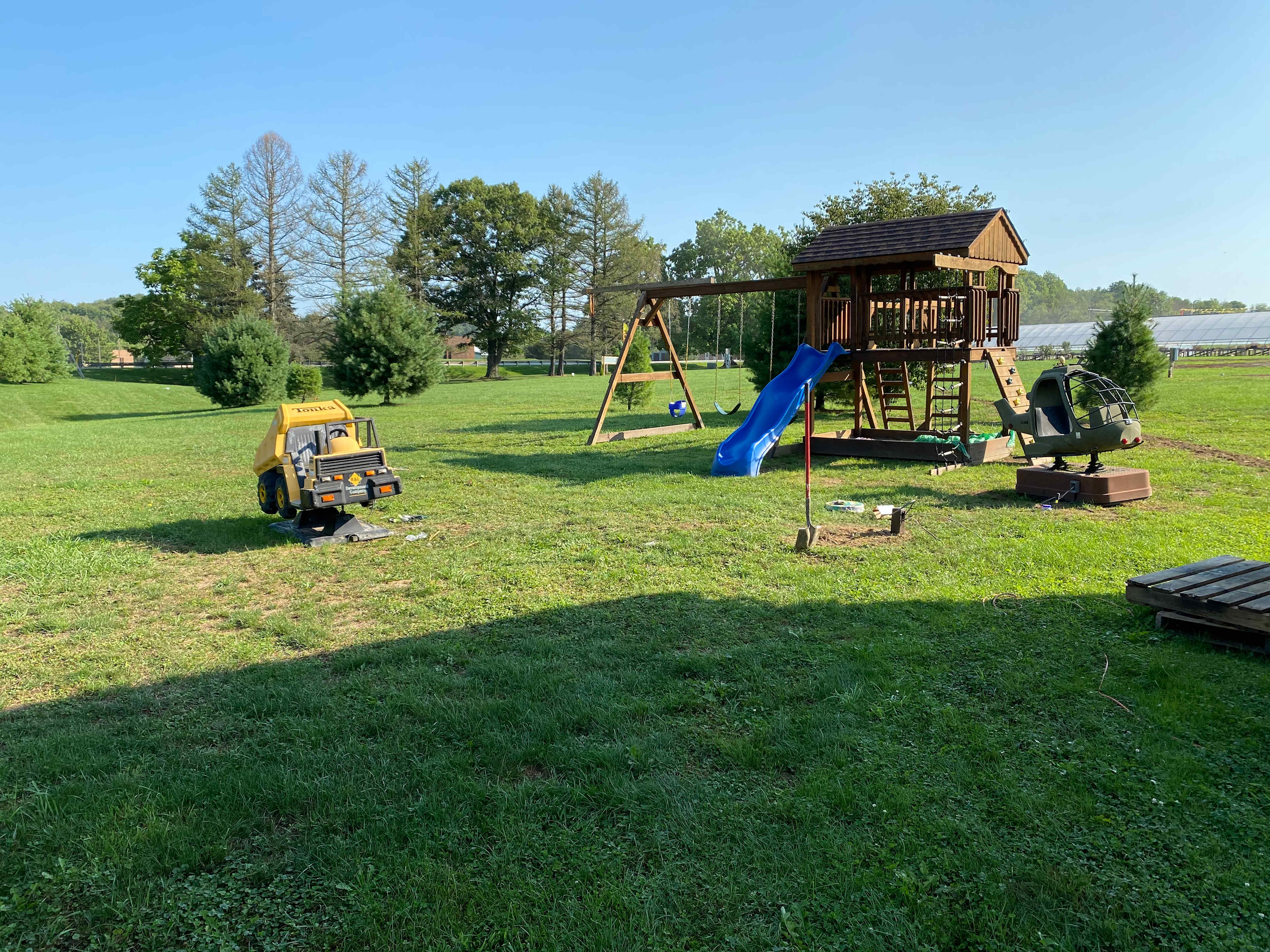 Playground area for the kiddies