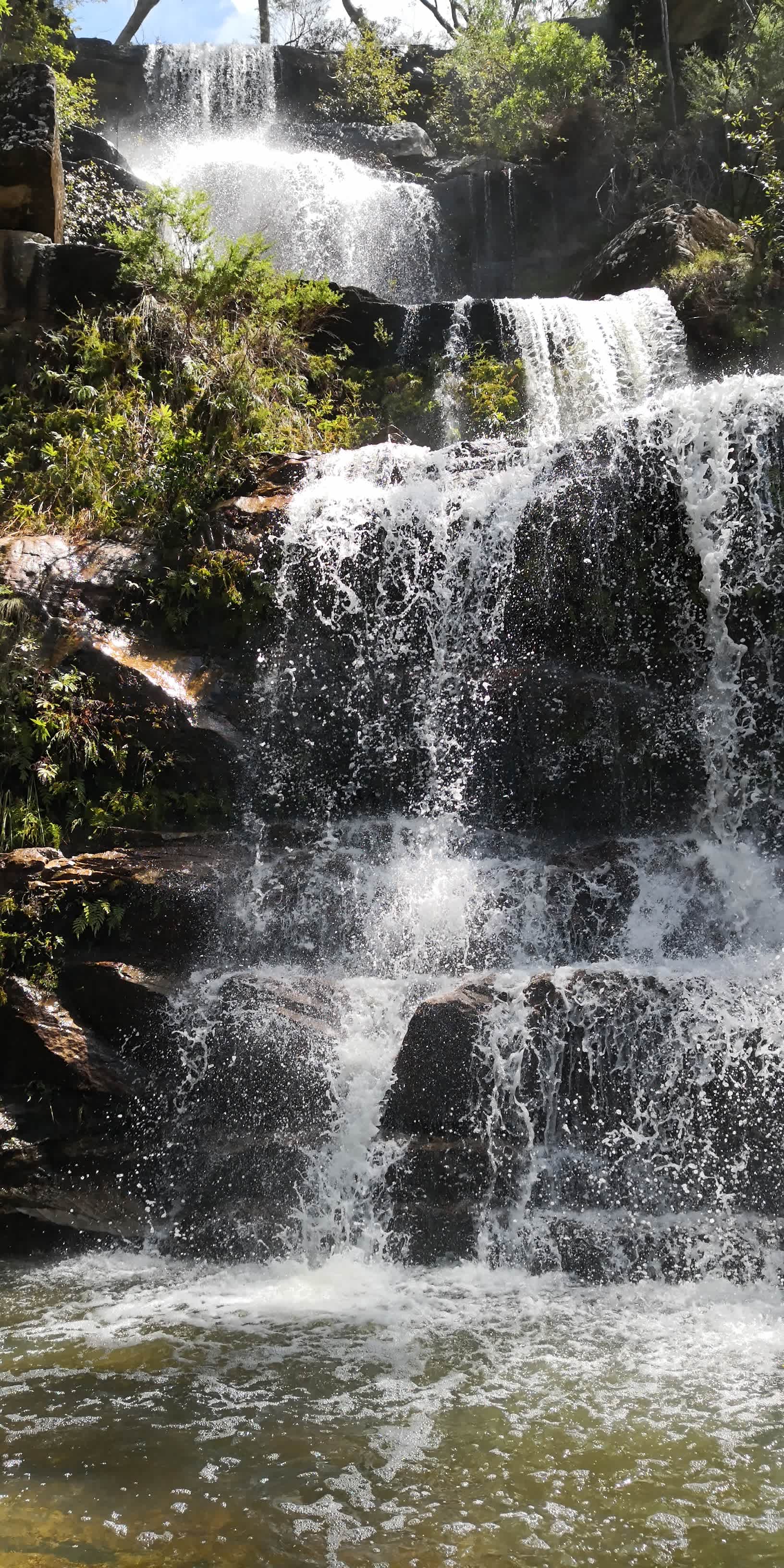 Our back waterfall
