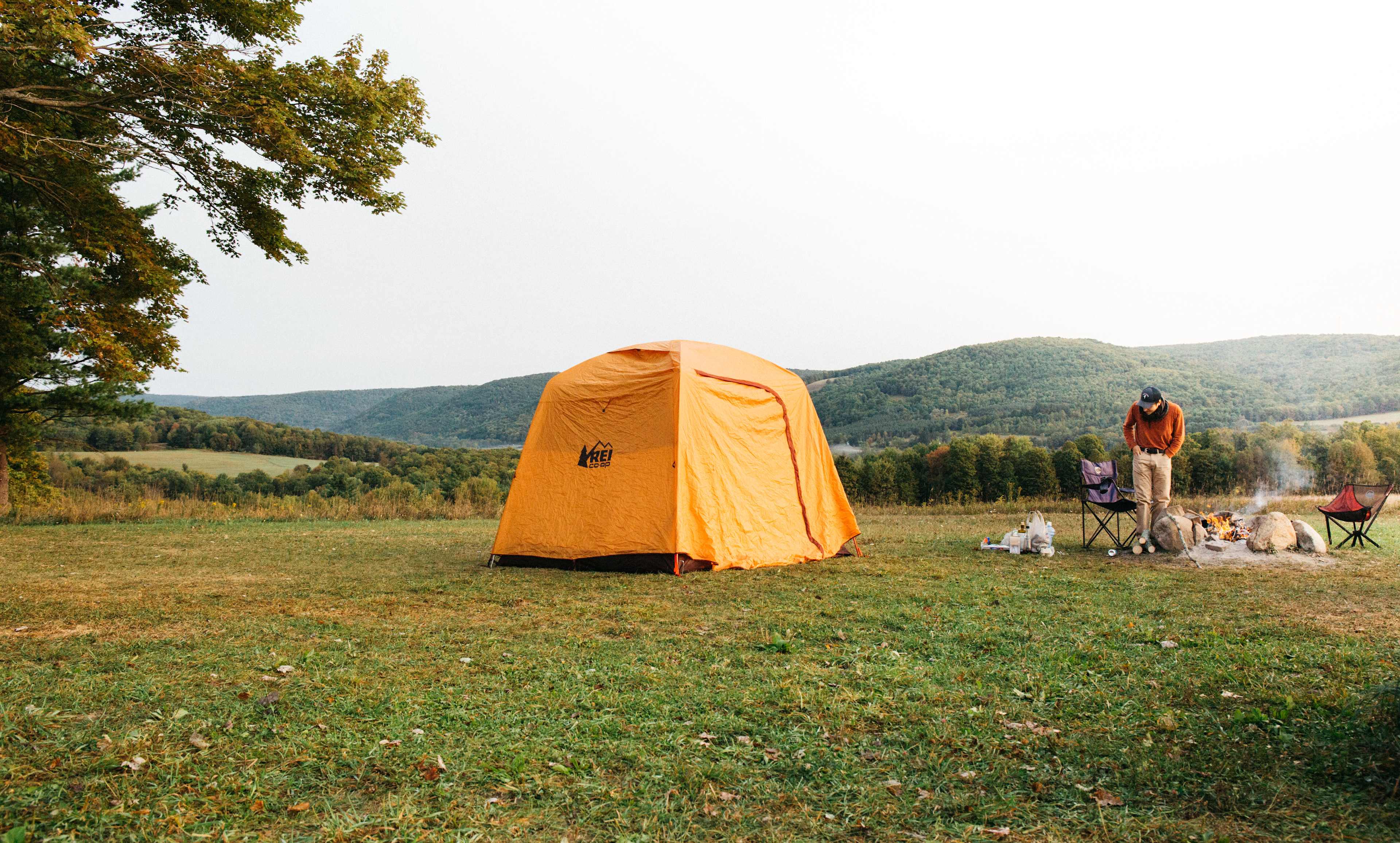No better place to crawl out of your tent at sunrise.