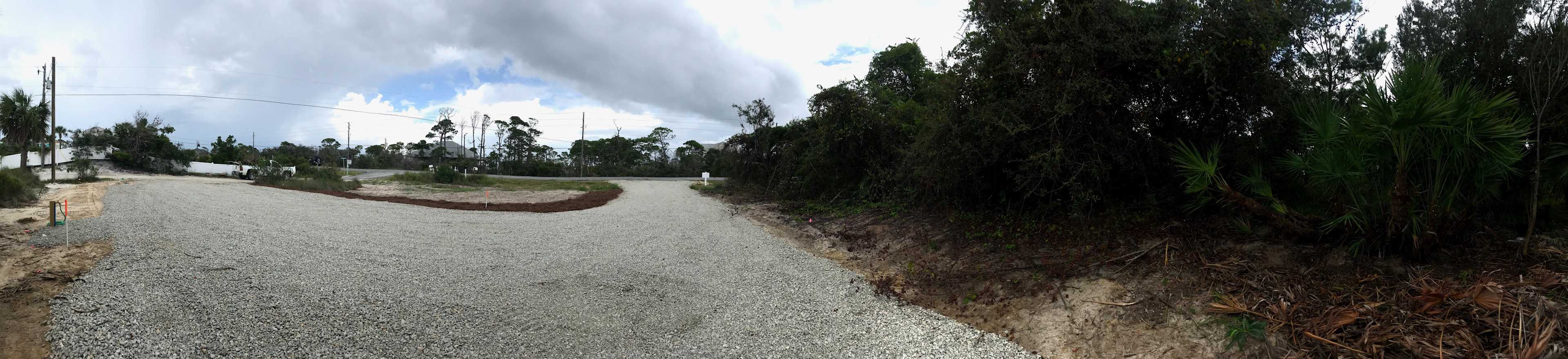Spacious lot.