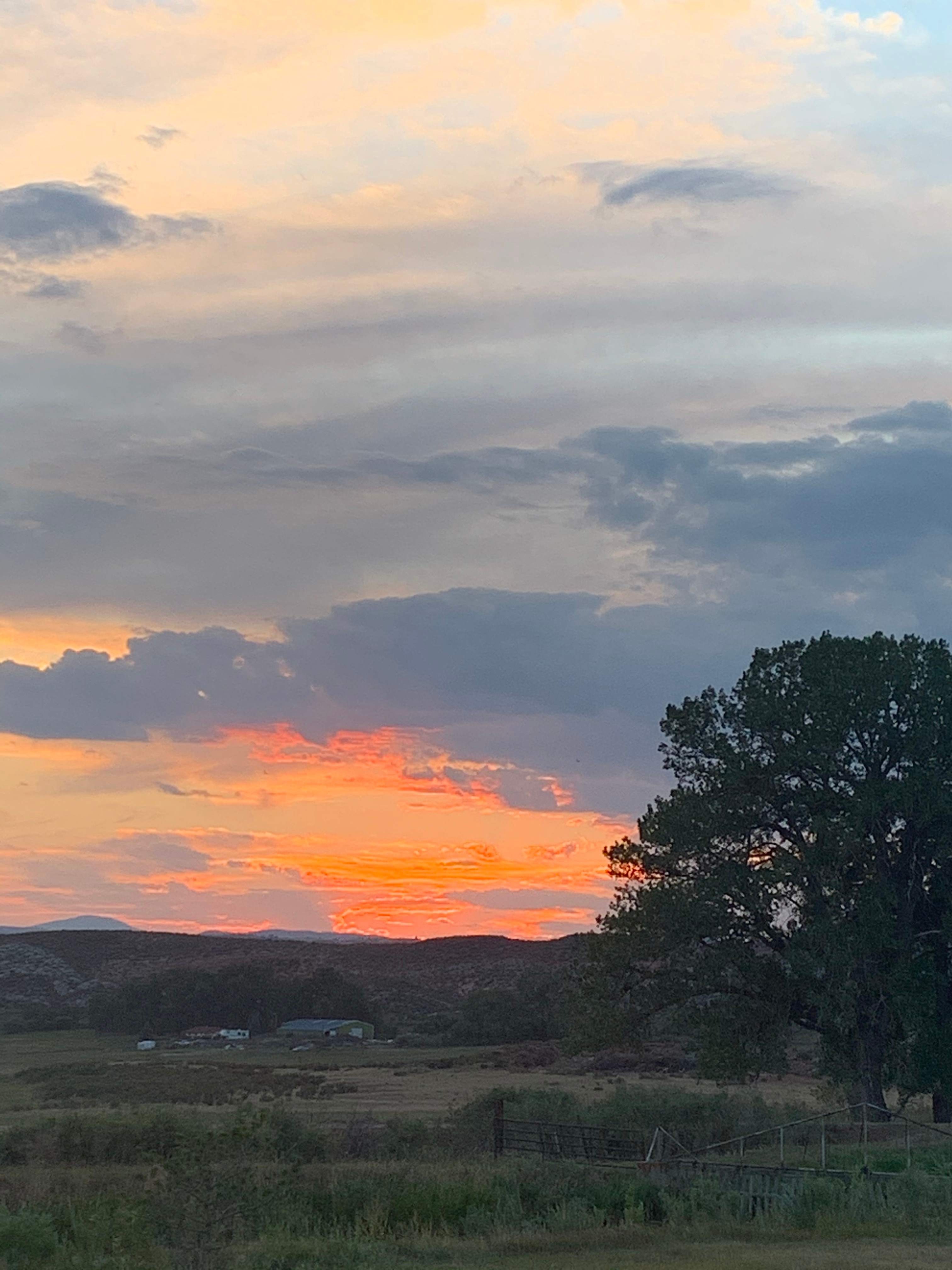 Sunset to West