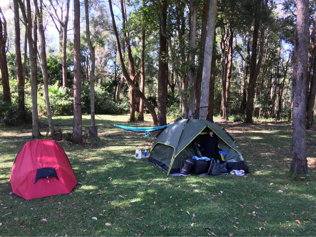 Tenting area.