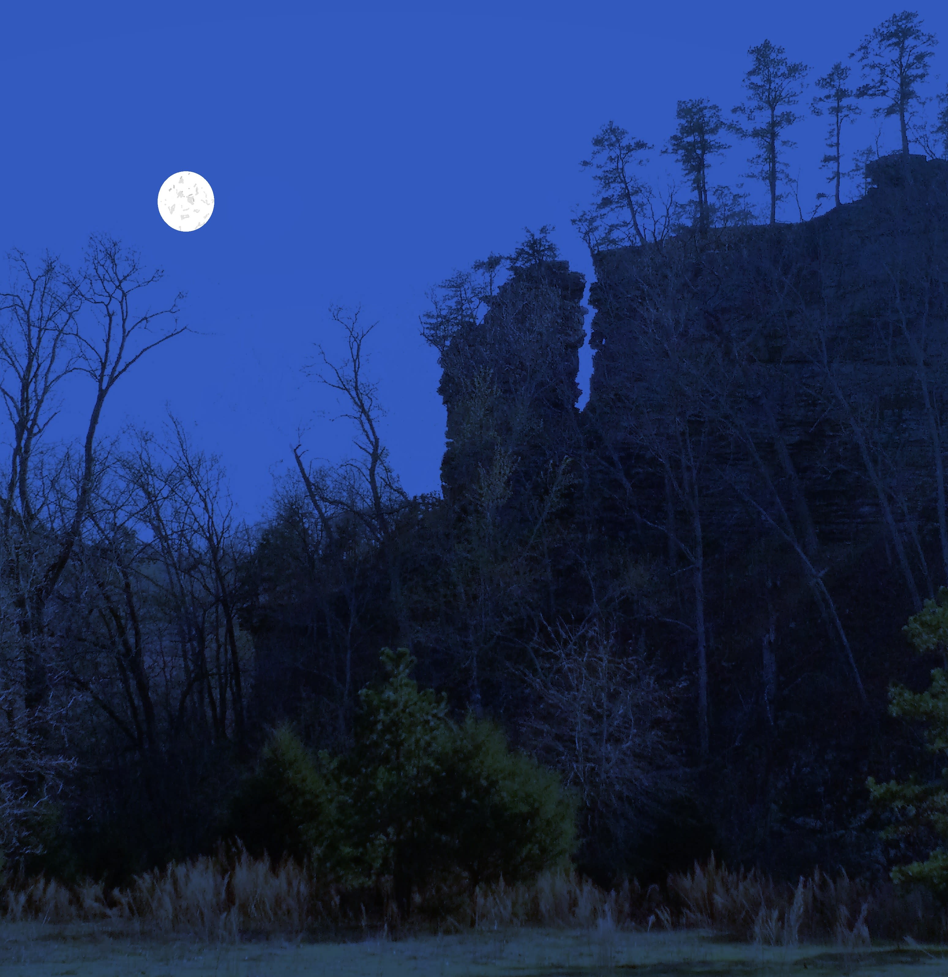 The campground lies at the edge of thousands of acres of wilderness.  Lots of places to explore.