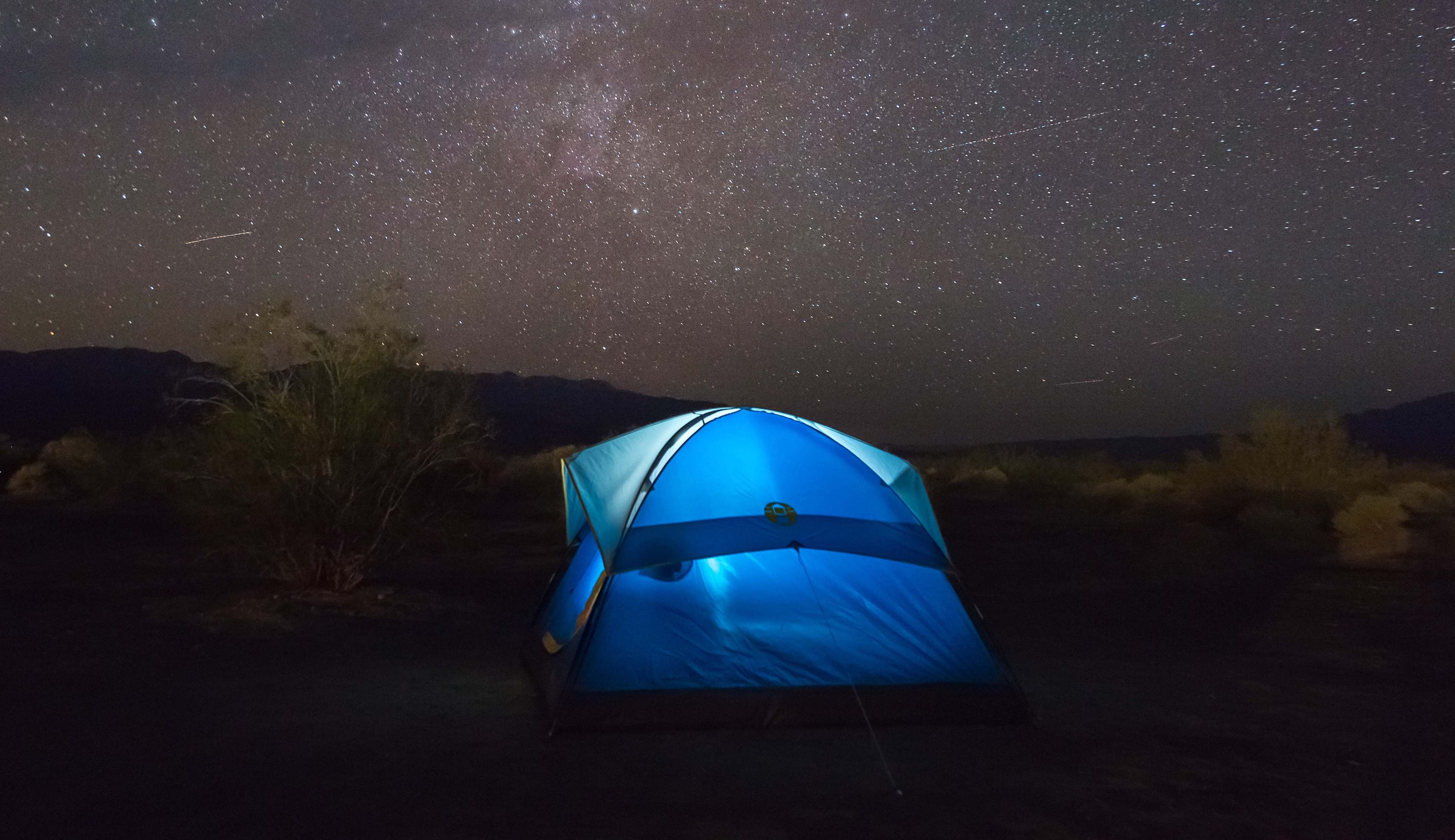 BYOT (Bring Your Own Tent) Pitch it and turn the dial to chill.