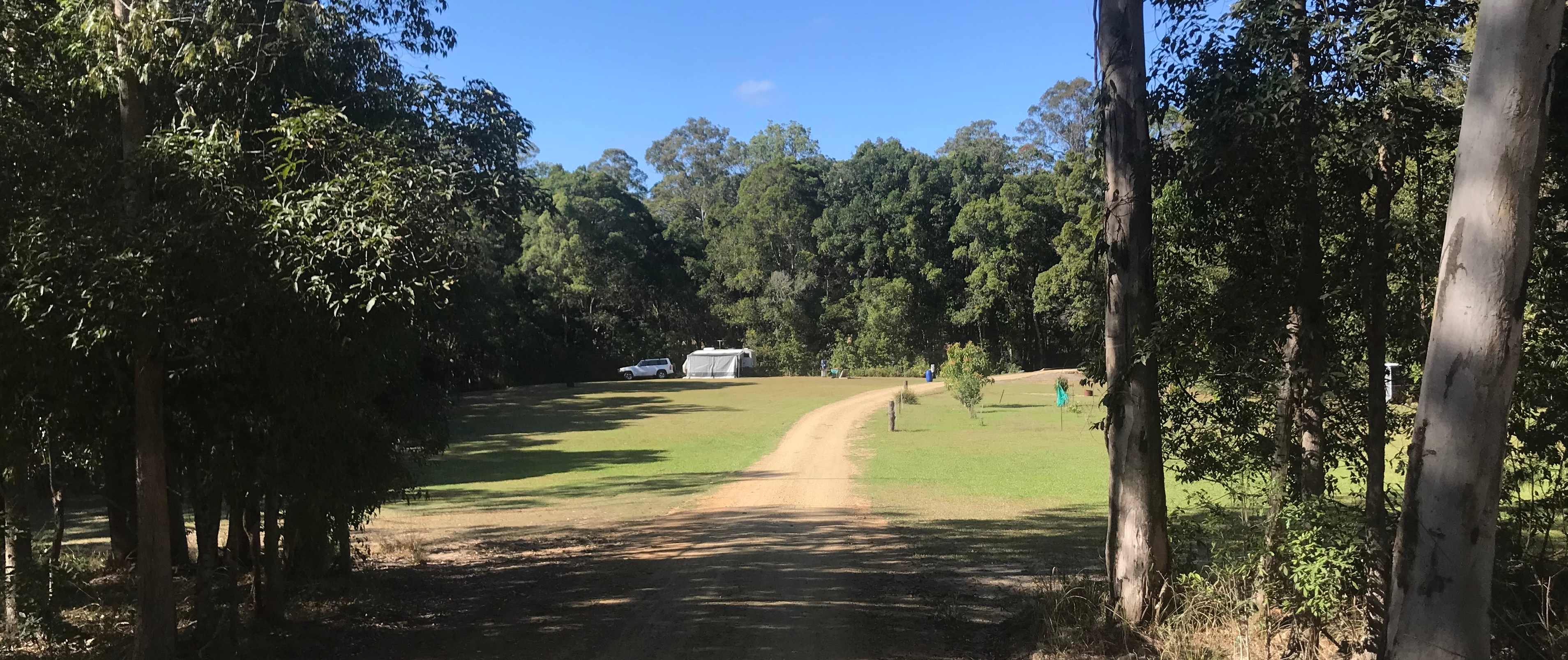 Main camp area before bridge
