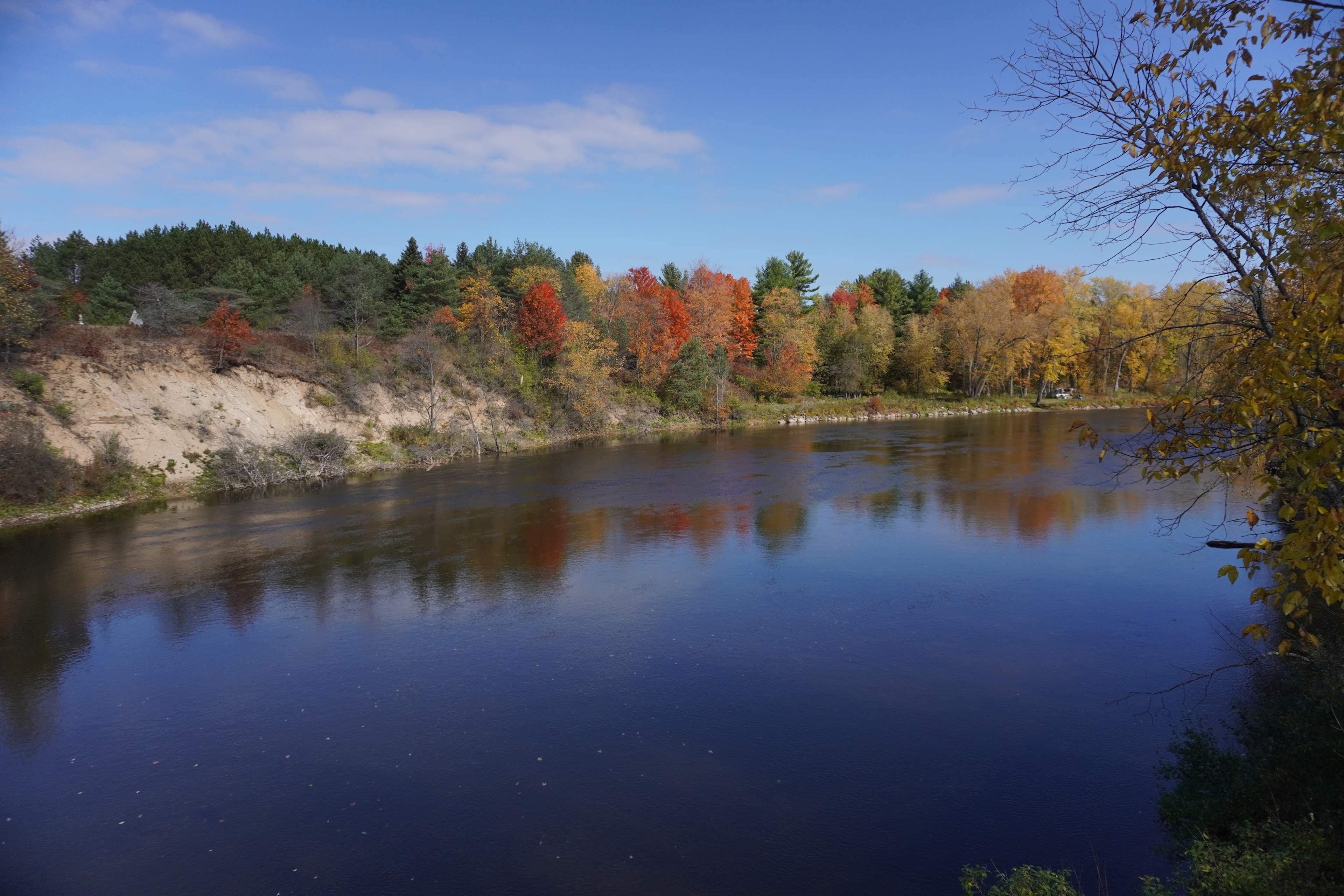 View of the entire property from the bridge