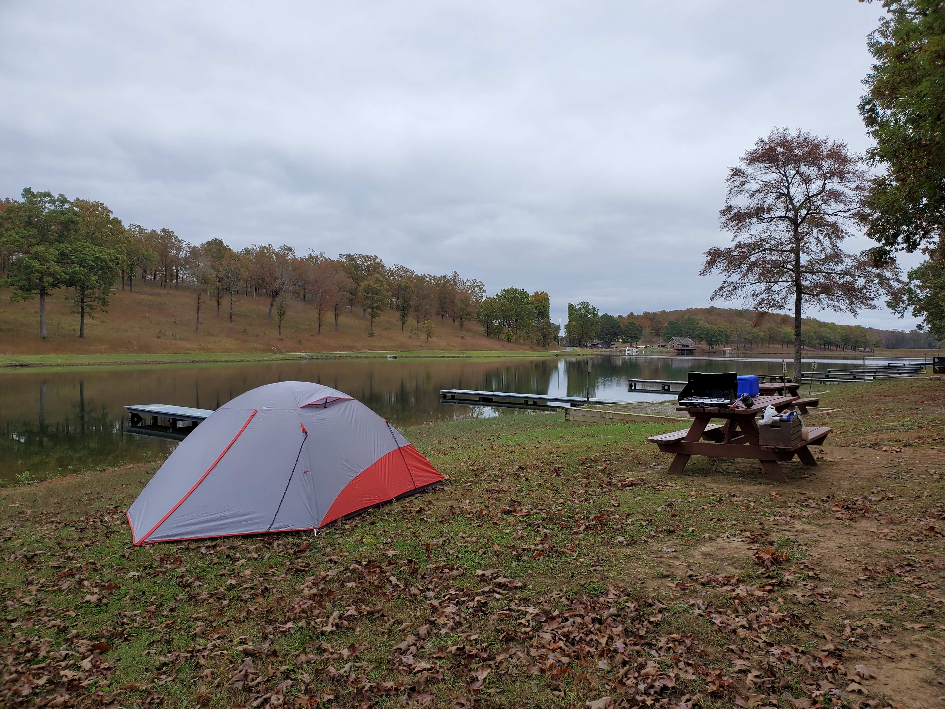 Site #1 looking towards the lake. More sites in this direction.