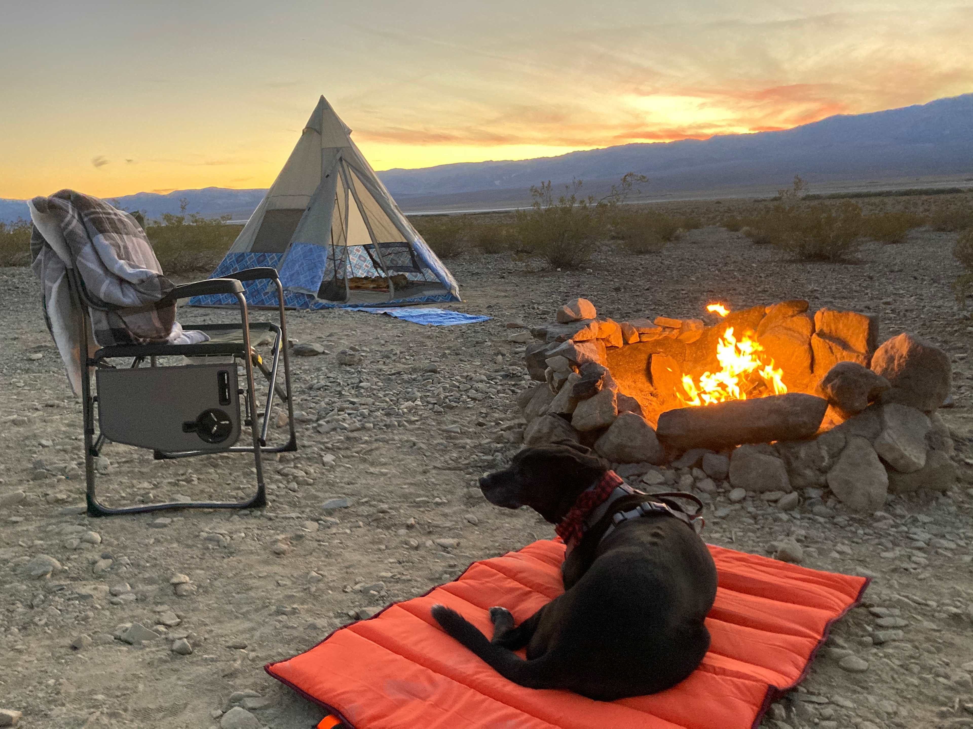Beautiful evening sunset