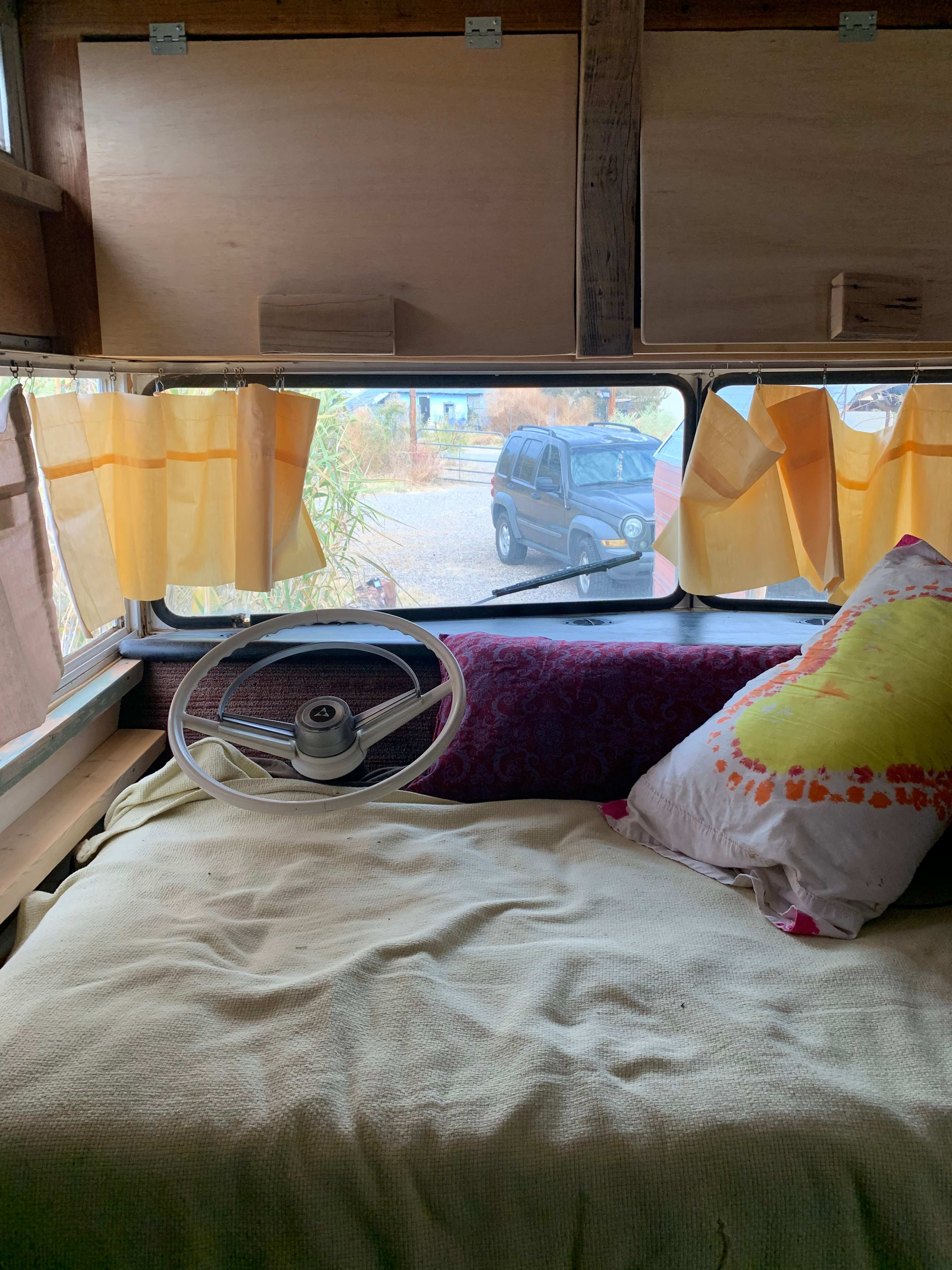Extra bed space, and storage space — with a view! 