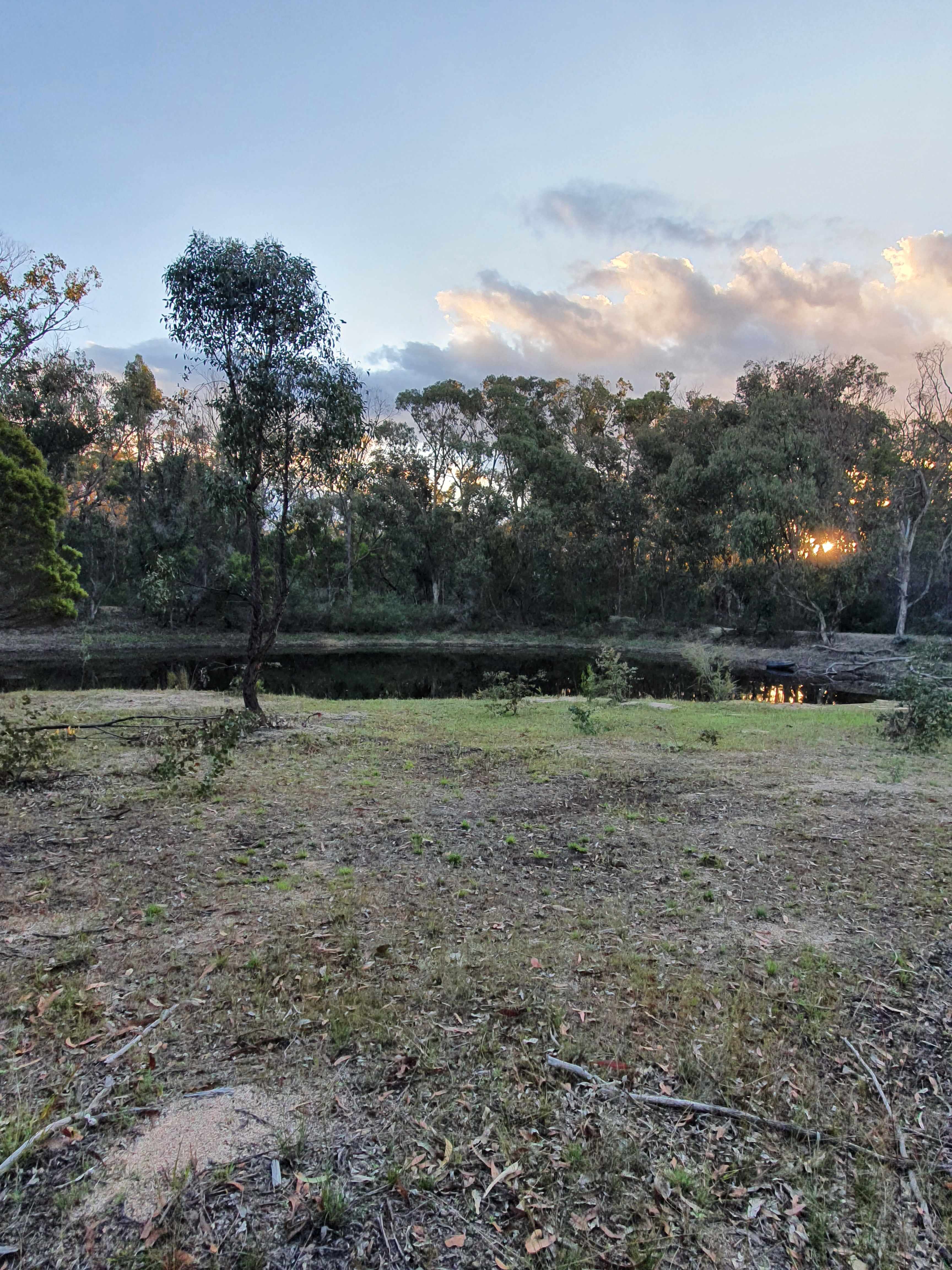Bush Farm Camp by the Dam