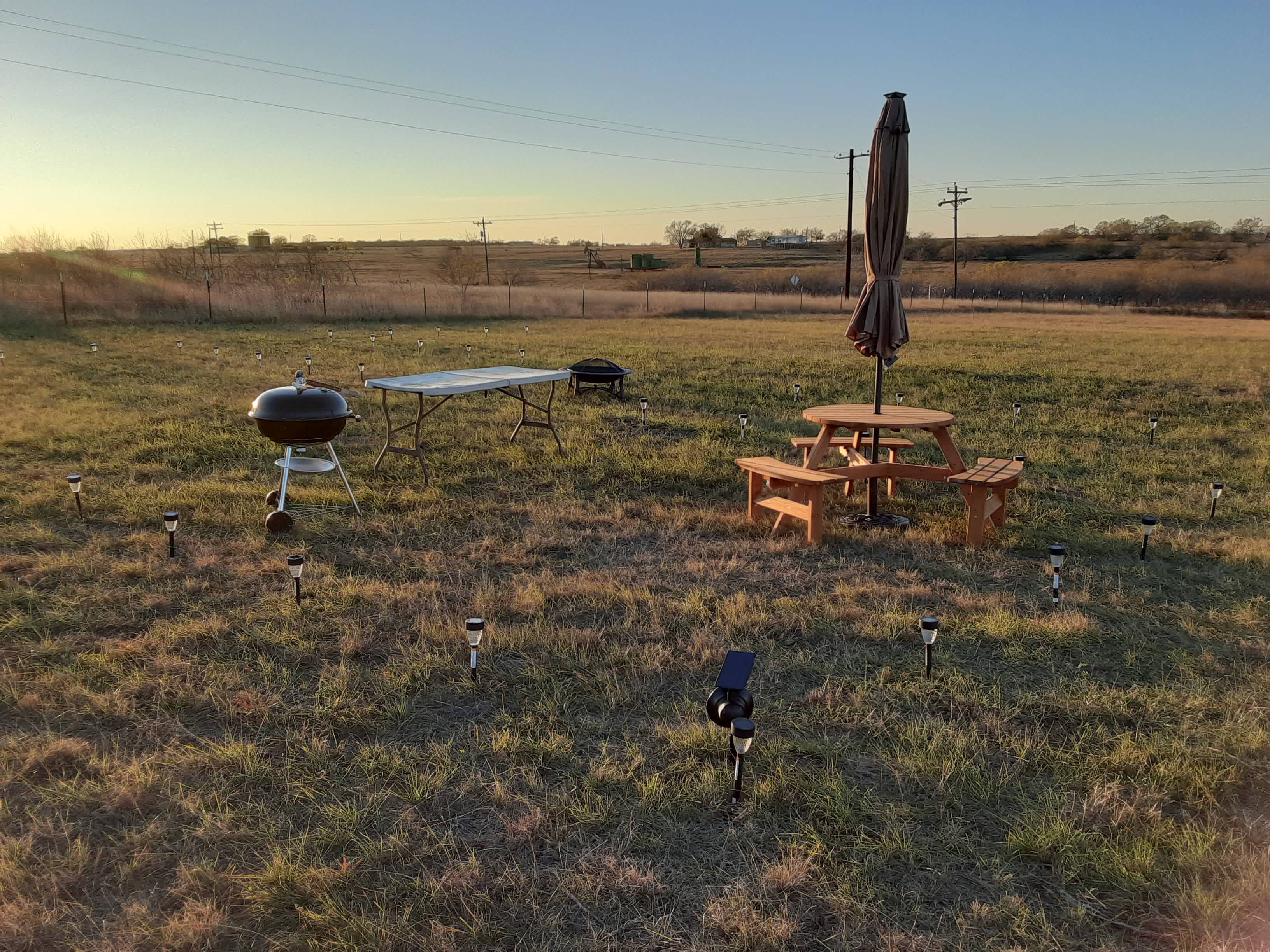 Currently building up our camping area