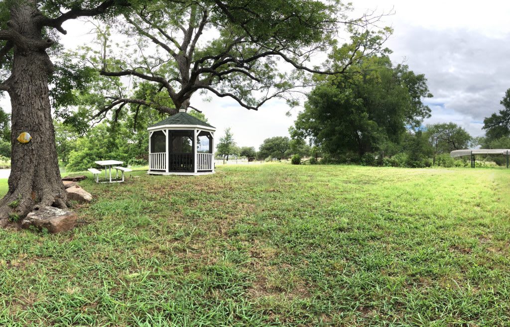 Campground area gazebo