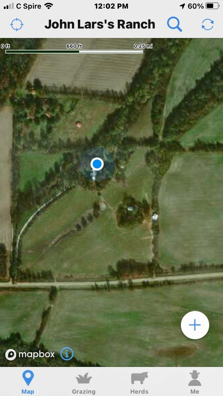 Aerial view of site