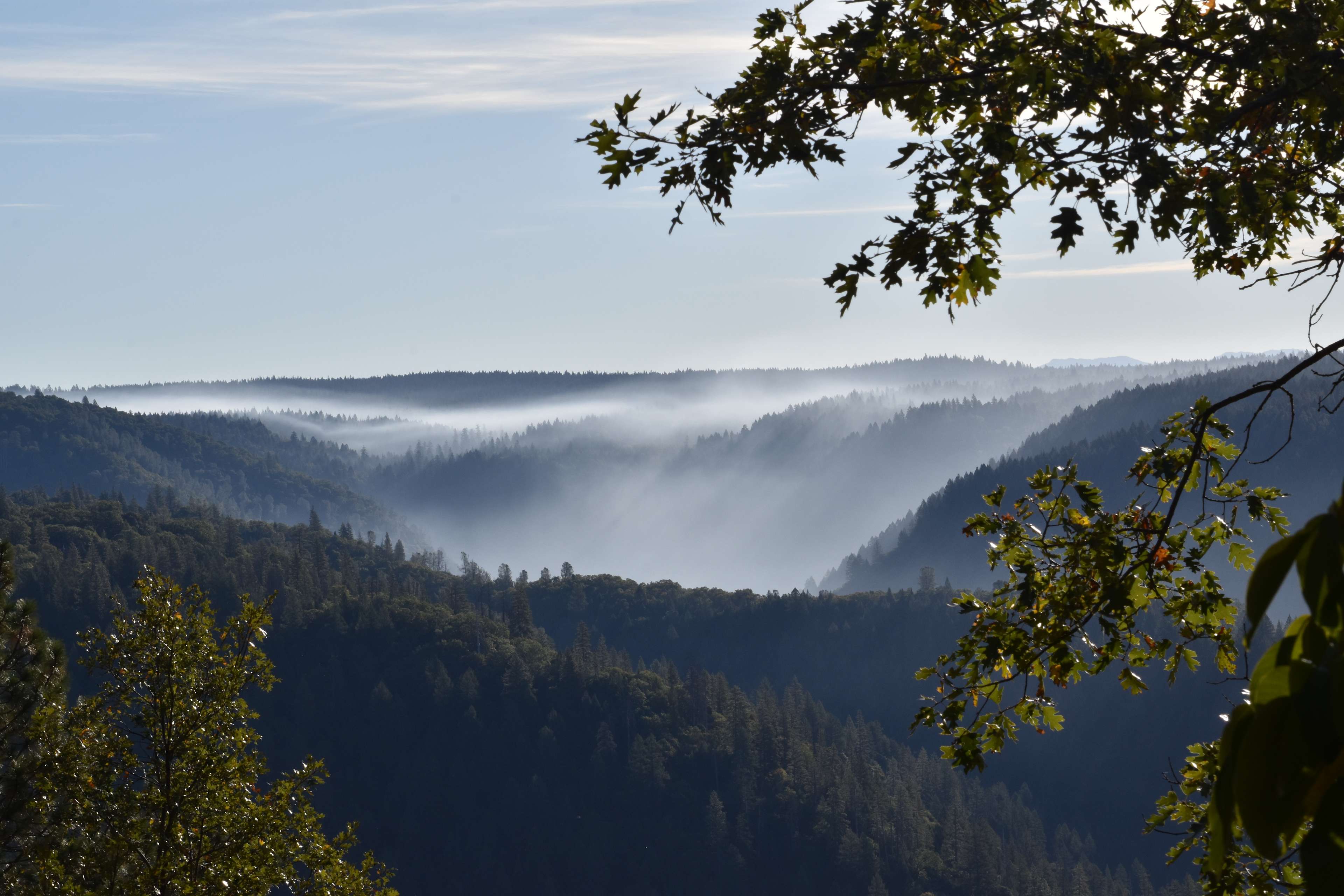 Views from one of the camping locations