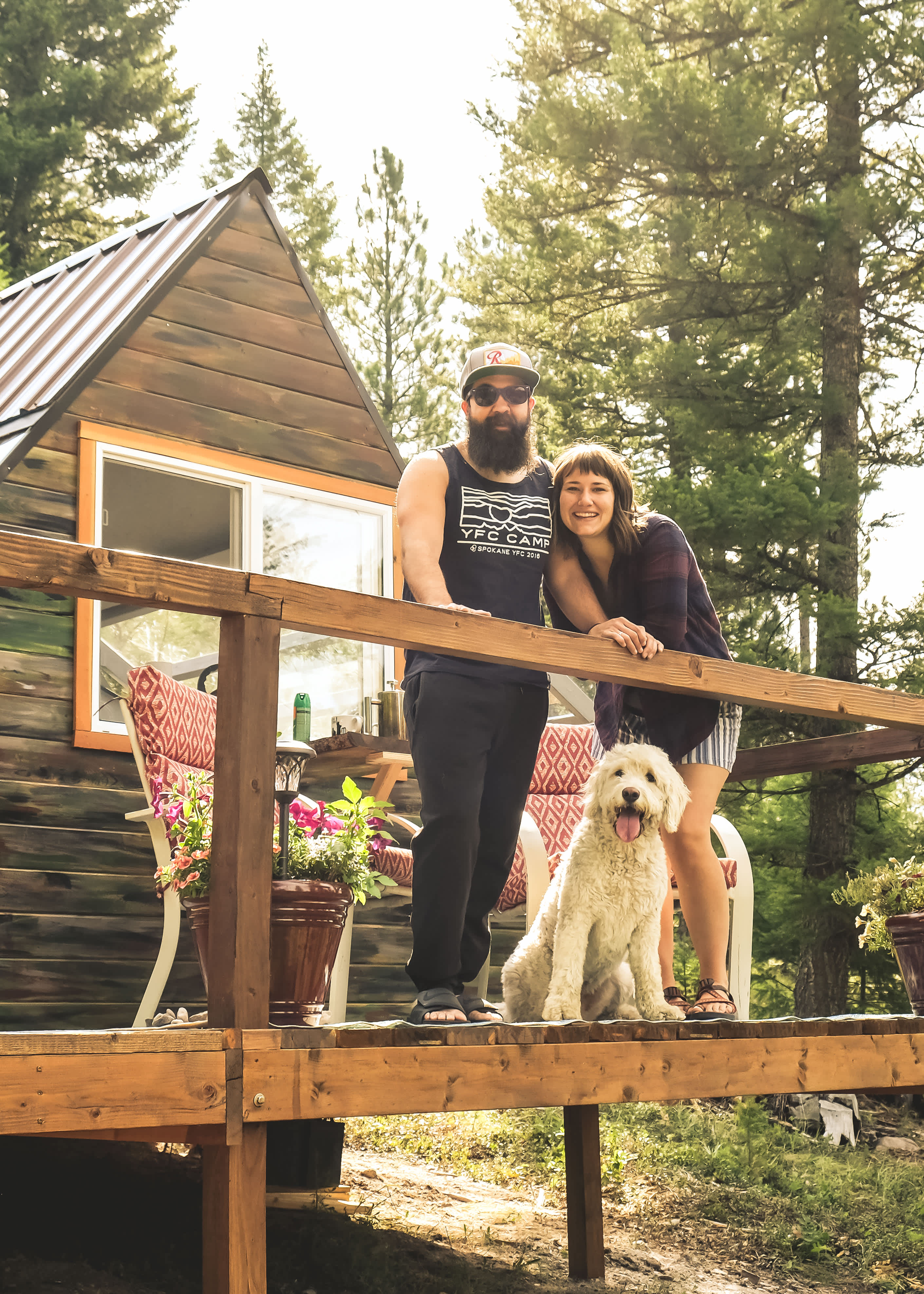 We have 100+ acres for your roaming pooch, get in touch about bringing him/her.
Extra fees apply.
