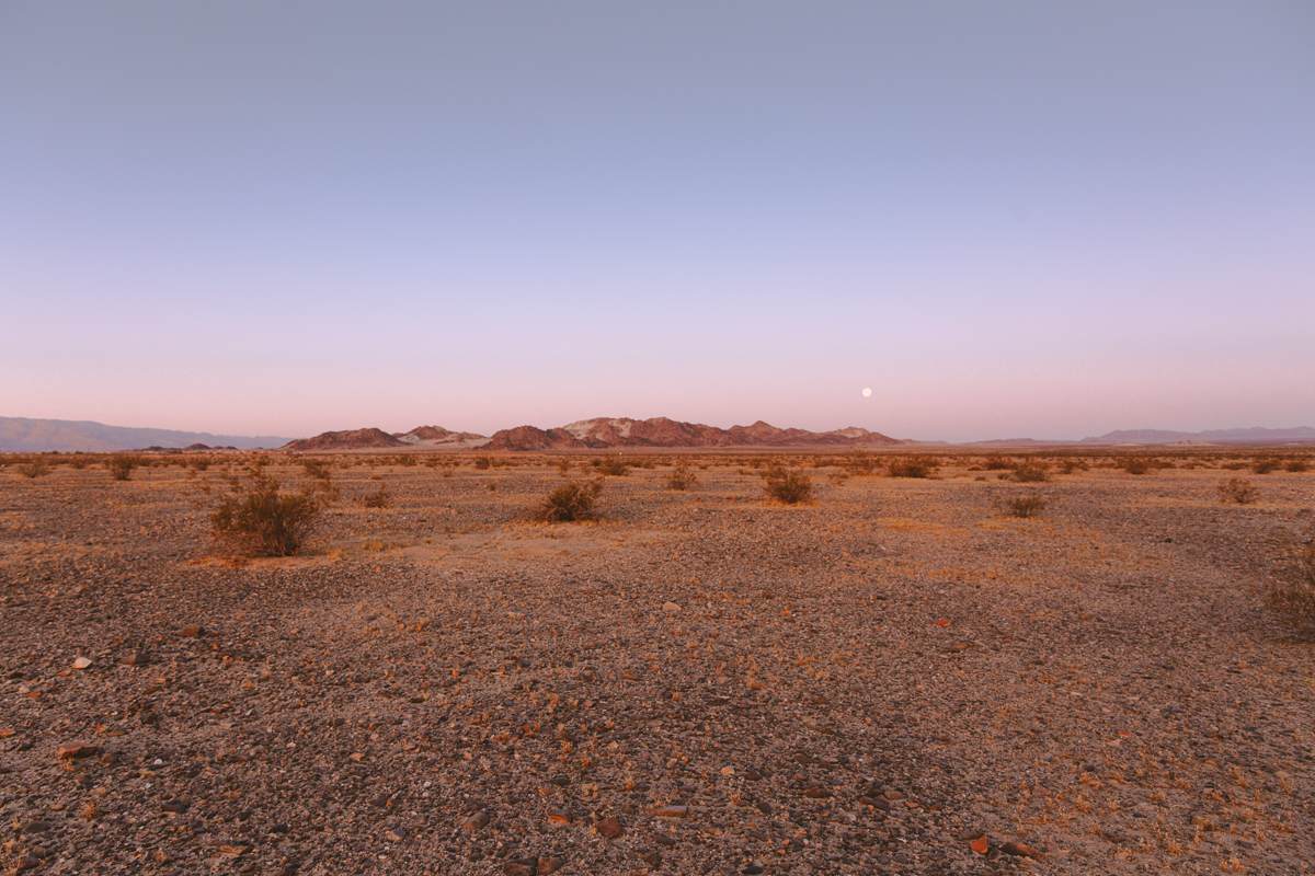 Our sunrise views to the West - so much land for miles