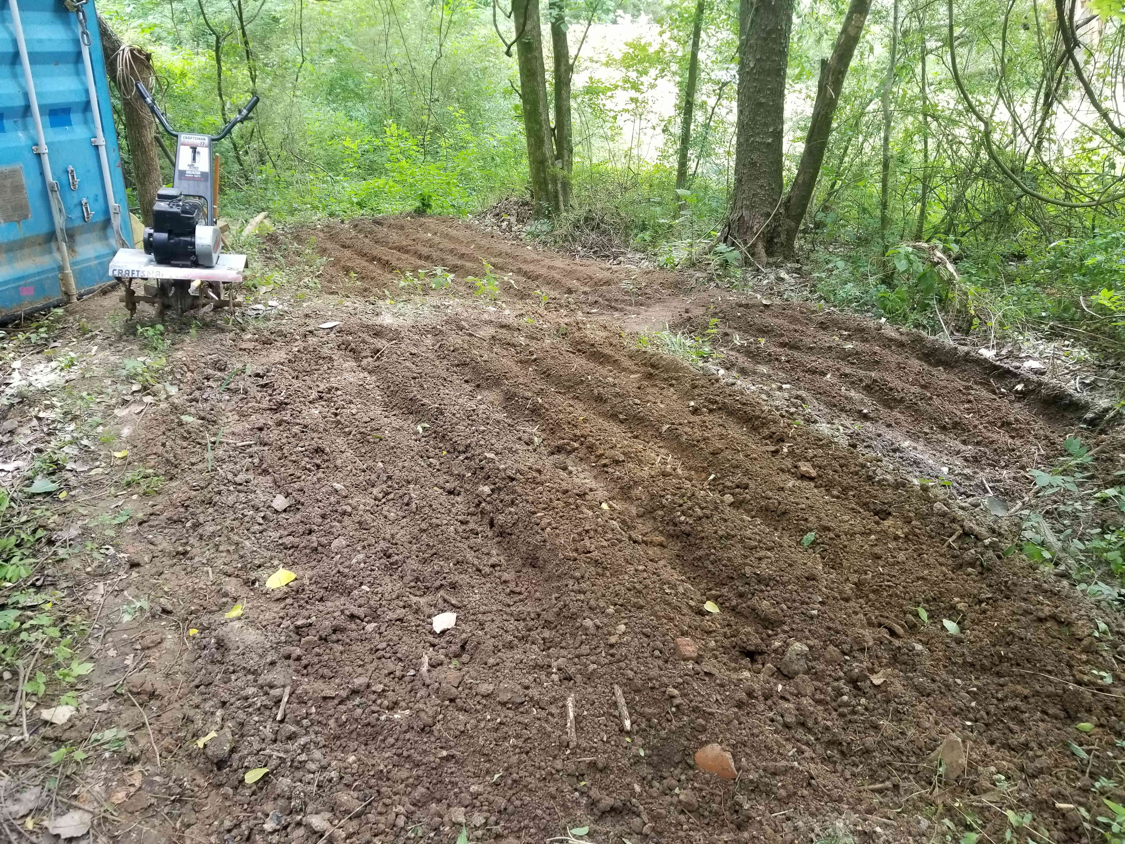 I like to plant a garden when I'm in the area.