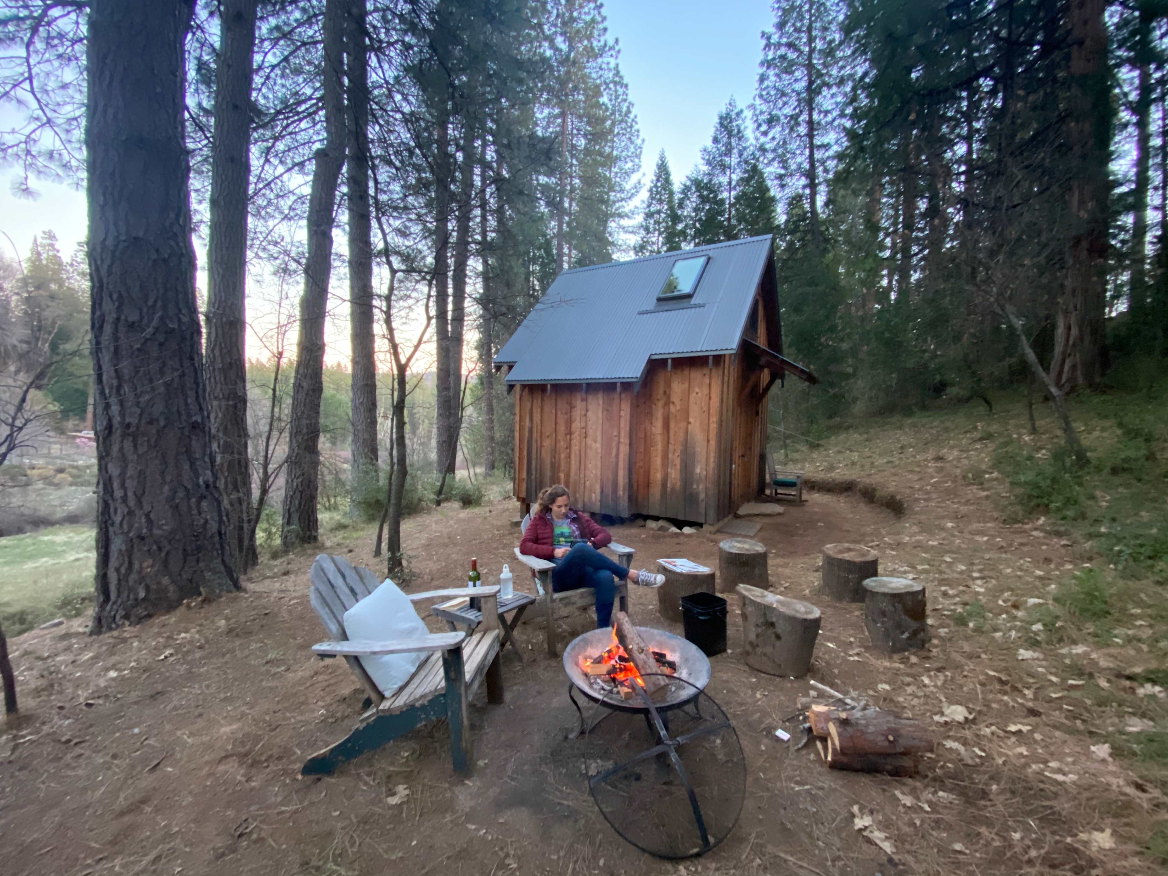 Elena will set up wood and kindling for $10! 