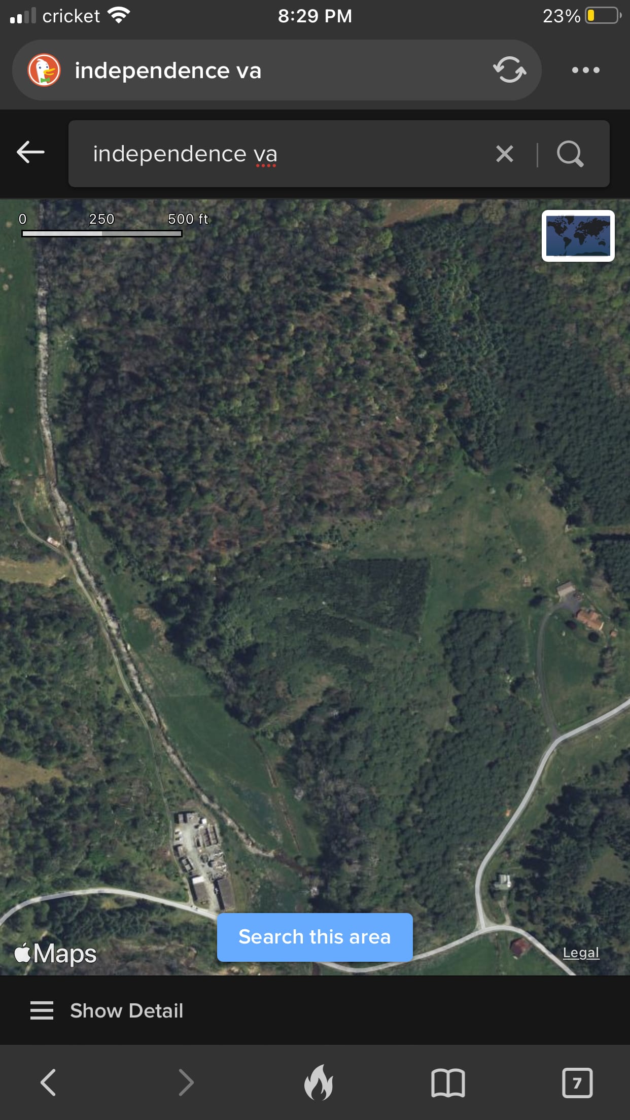 Picture of the site