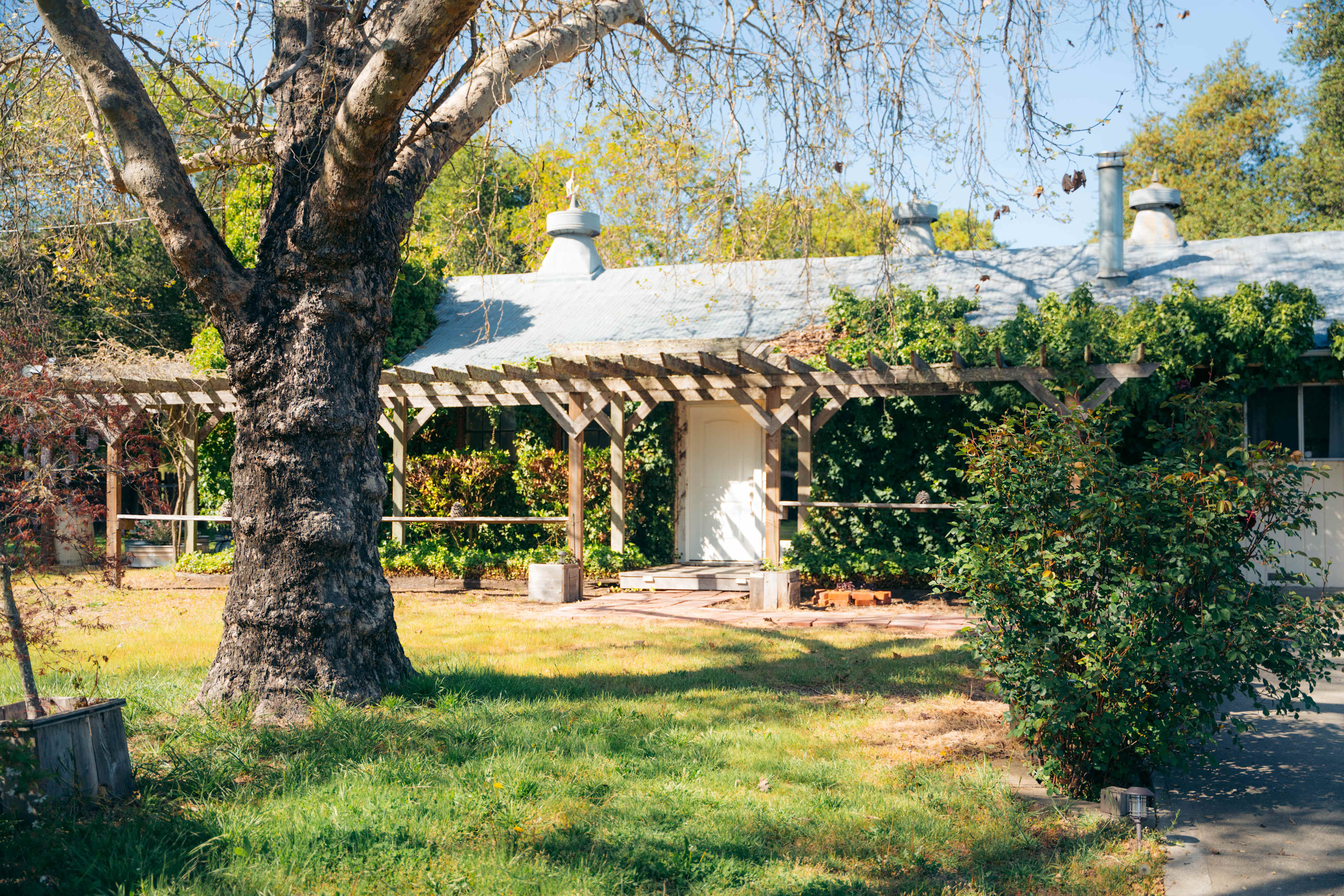 View from the front of the house.