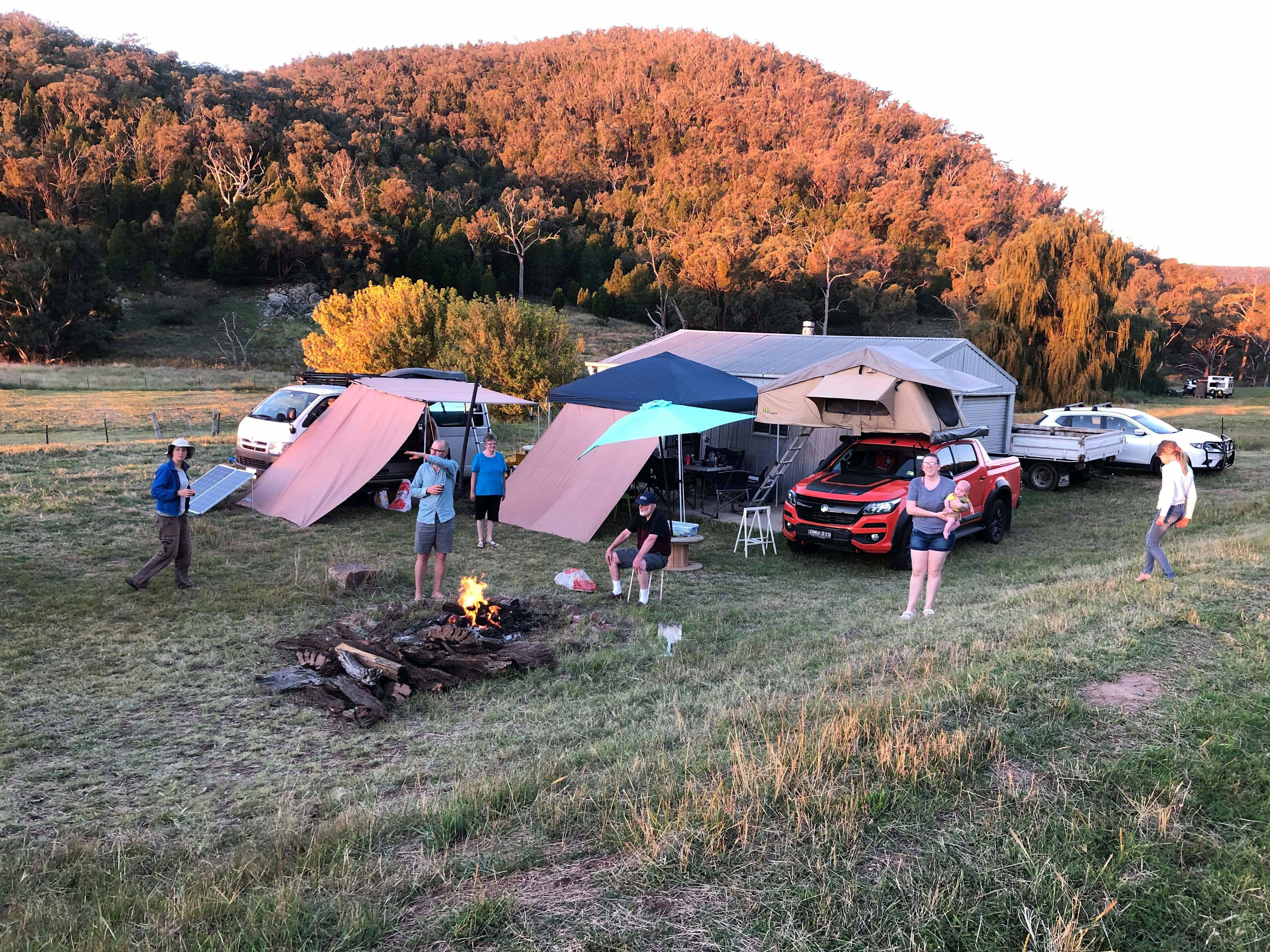 Easter weekend campers