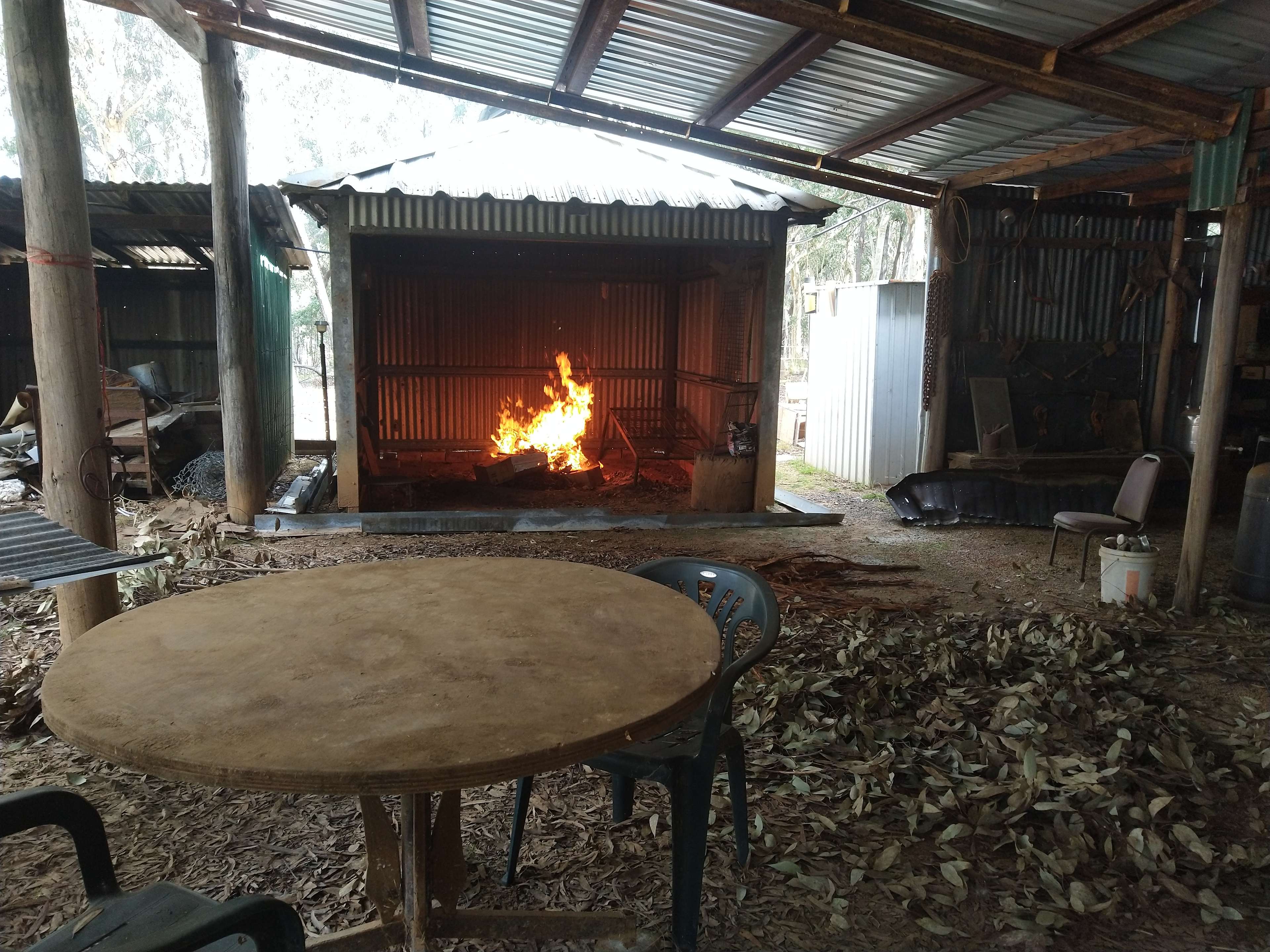 The Old Forge, perfect for camp fires and cooking