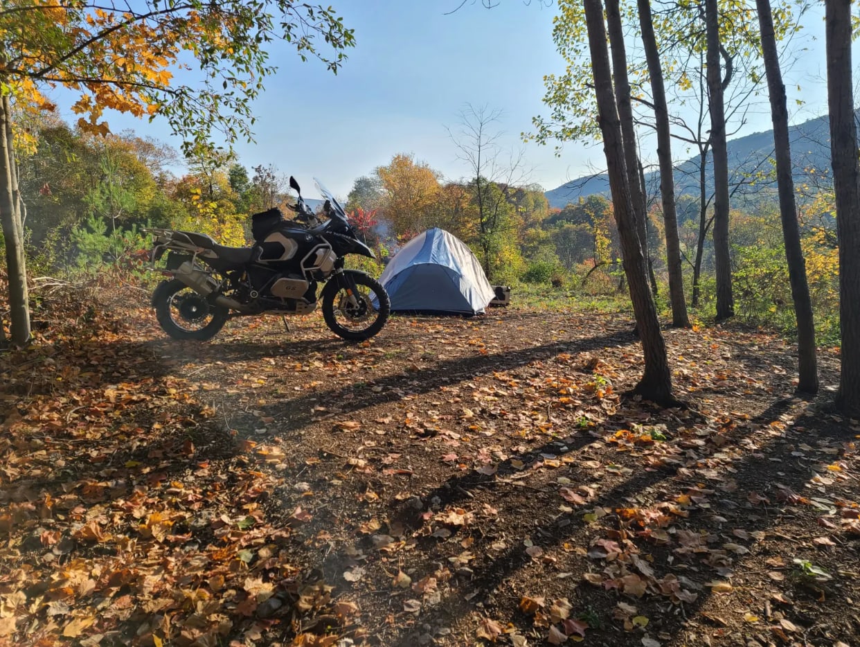 Yeah a bike made it up here even