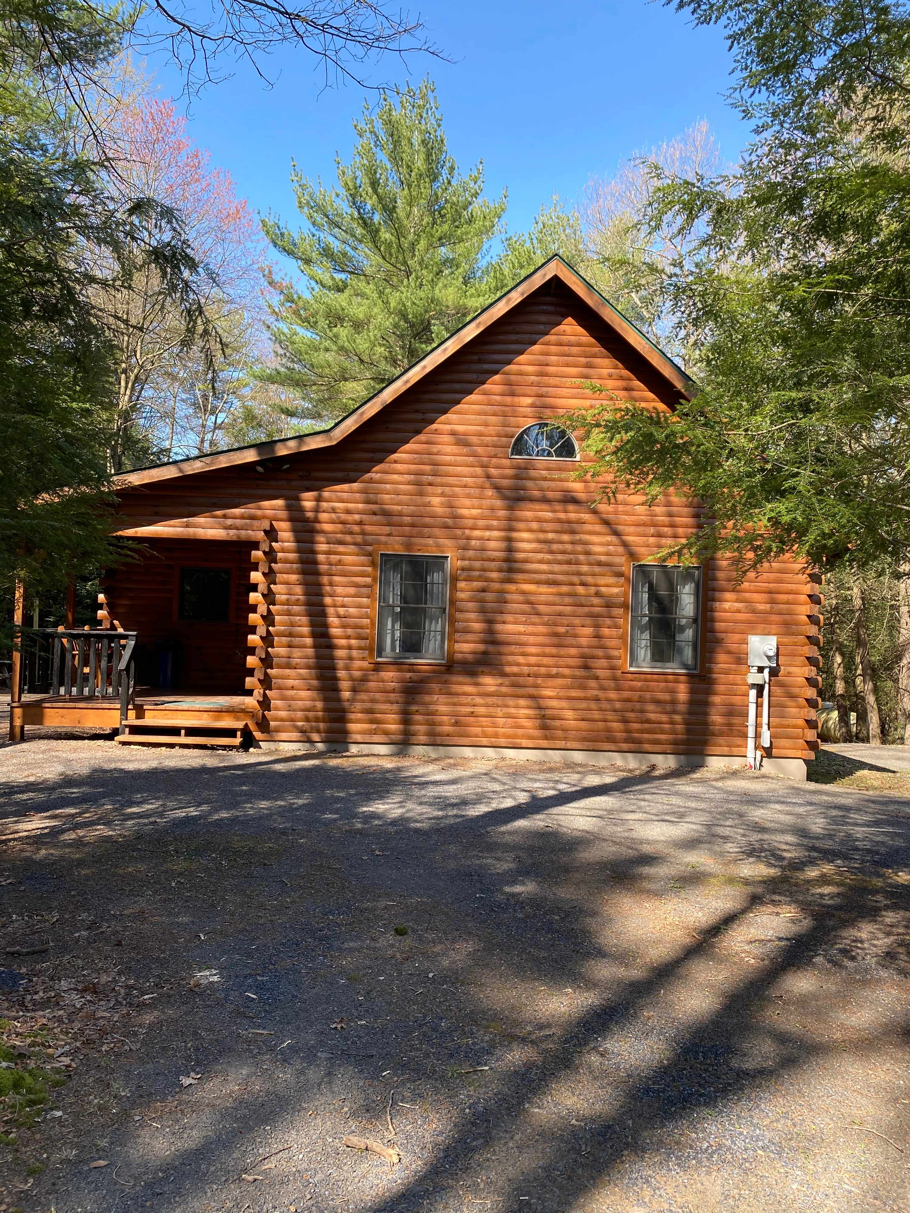 Front of the lodge.