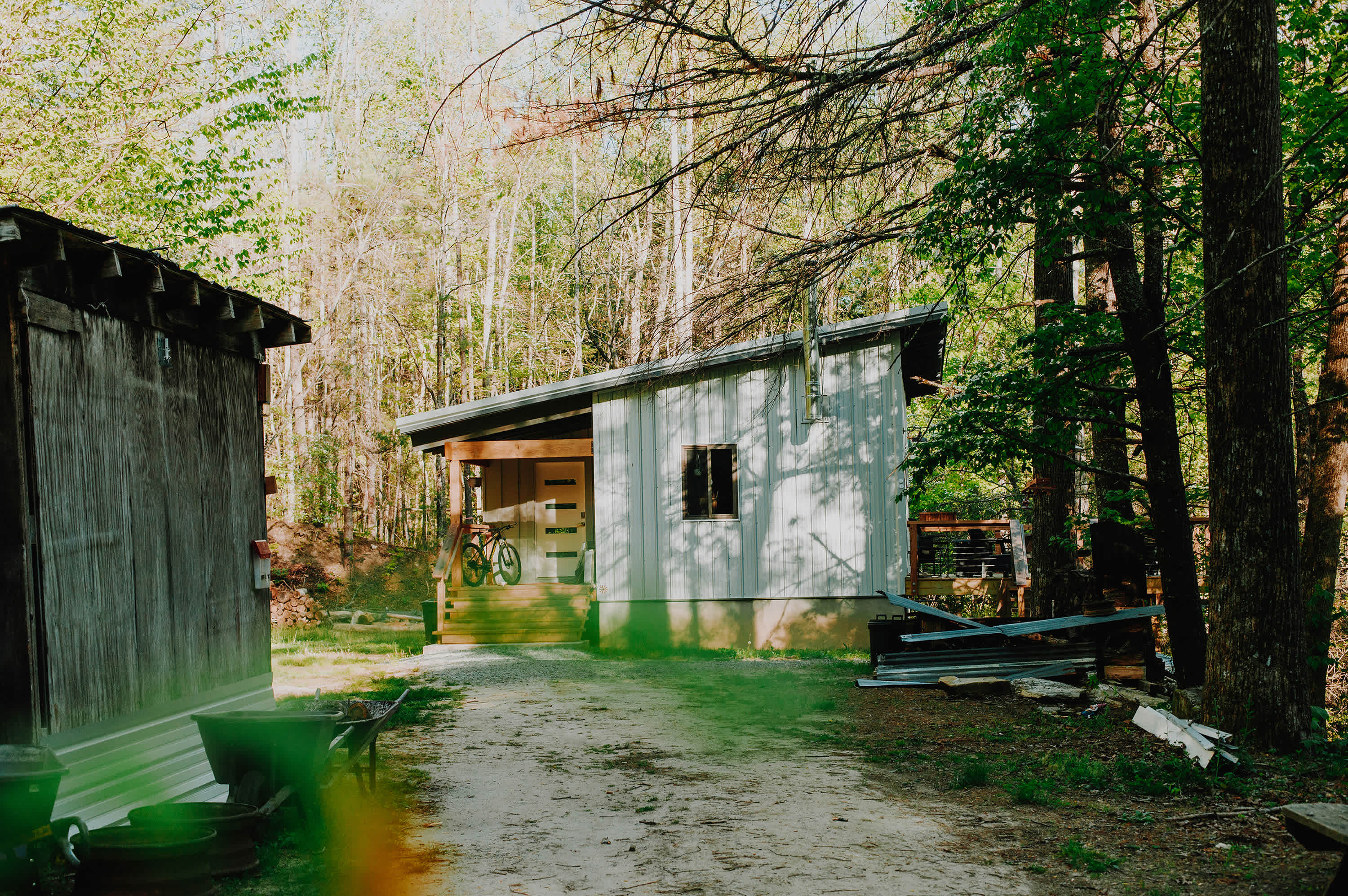The owner's beautiful home // located just past the coffee shed