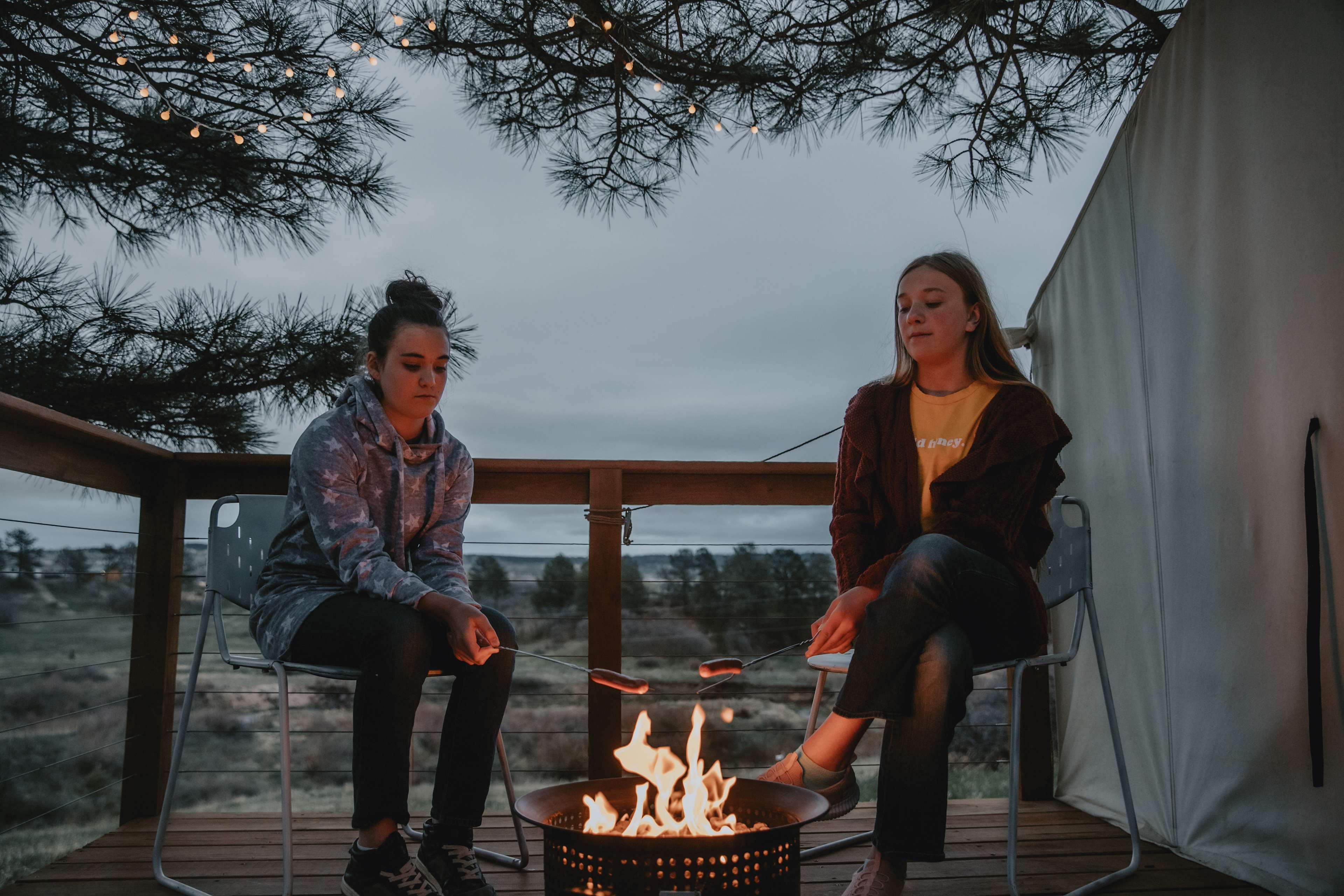 Propane fire pit