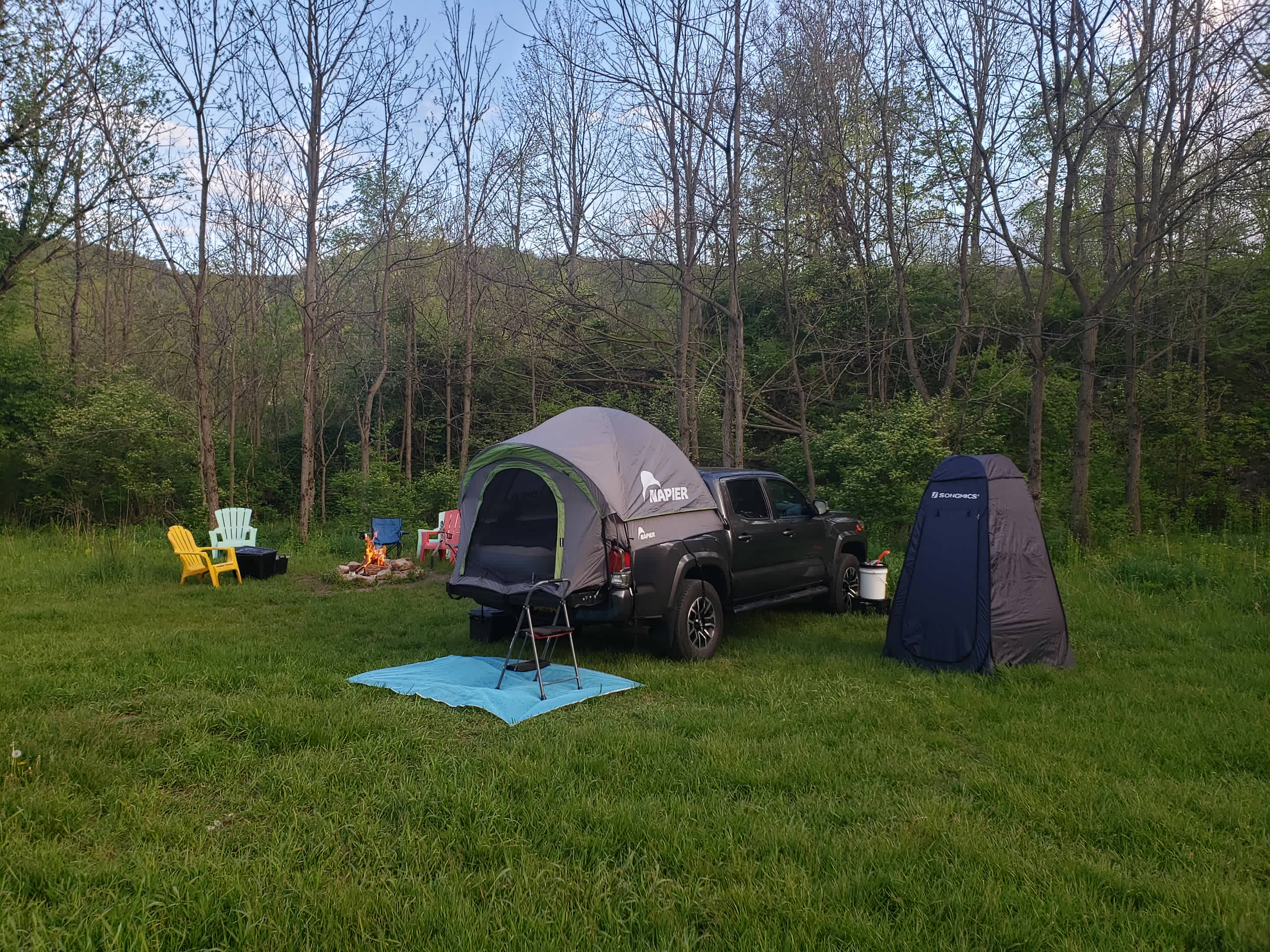 Another view of the set up