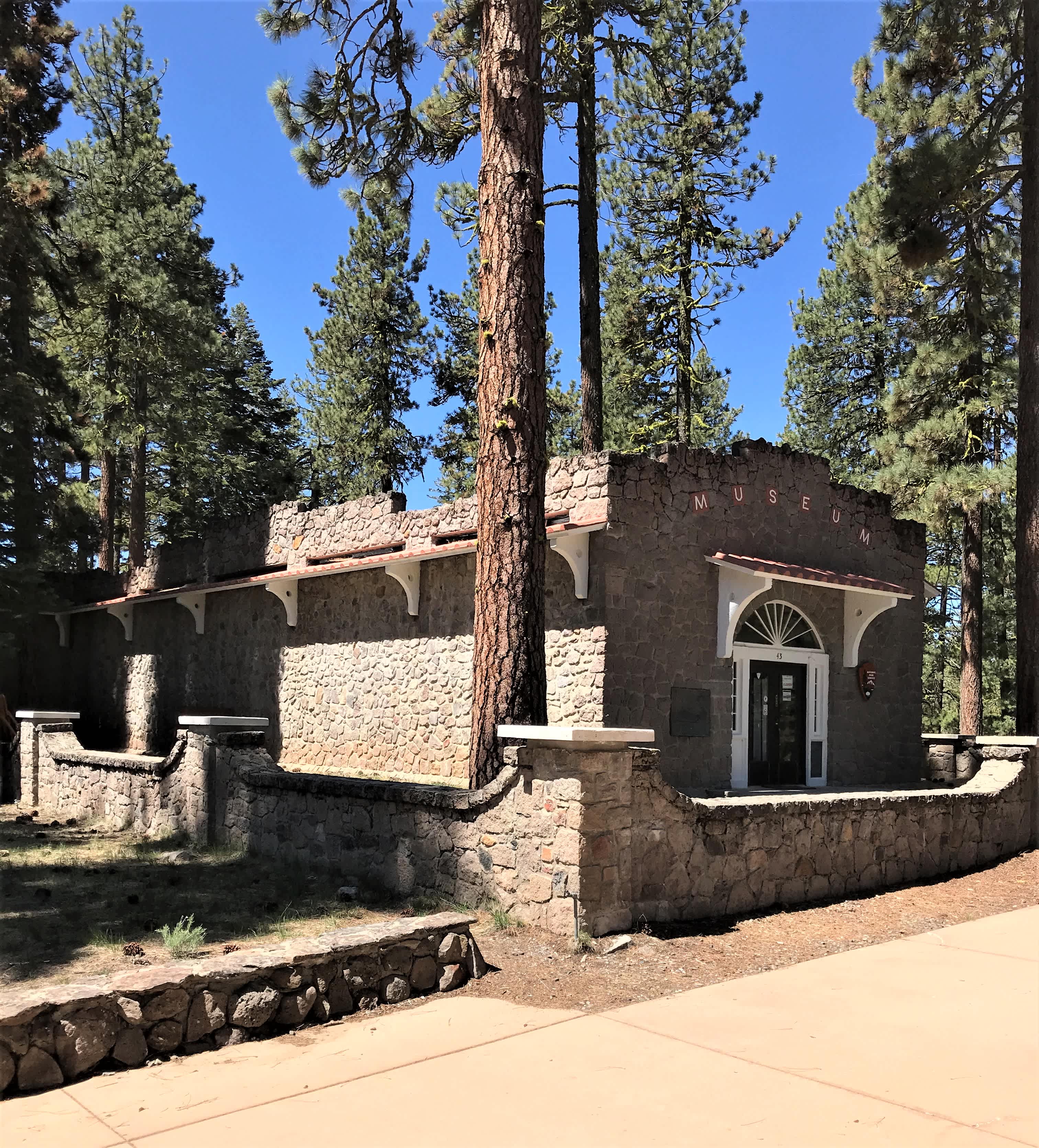 MUSEUM CONTAINS ARTIFACTS AND IMAGES OF THE MOUNT LASSEN ERUPTION IN 1914.